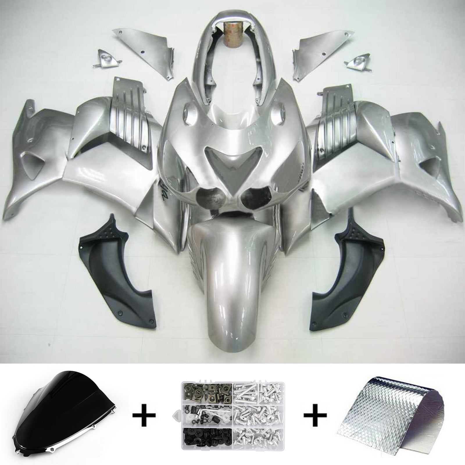 2006-2011 Kawasaki ZX14R Injection Fairing Kit Bodywork Plastic ABS