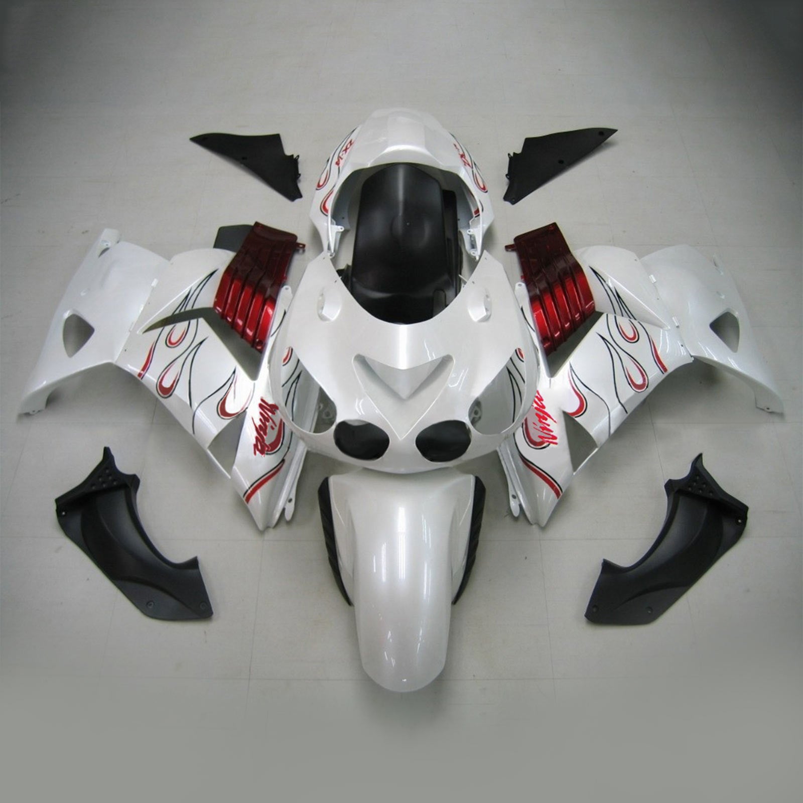 2006-2011 Kawasaki ZX14R injectiekuipset carrosserie kunststof ABS