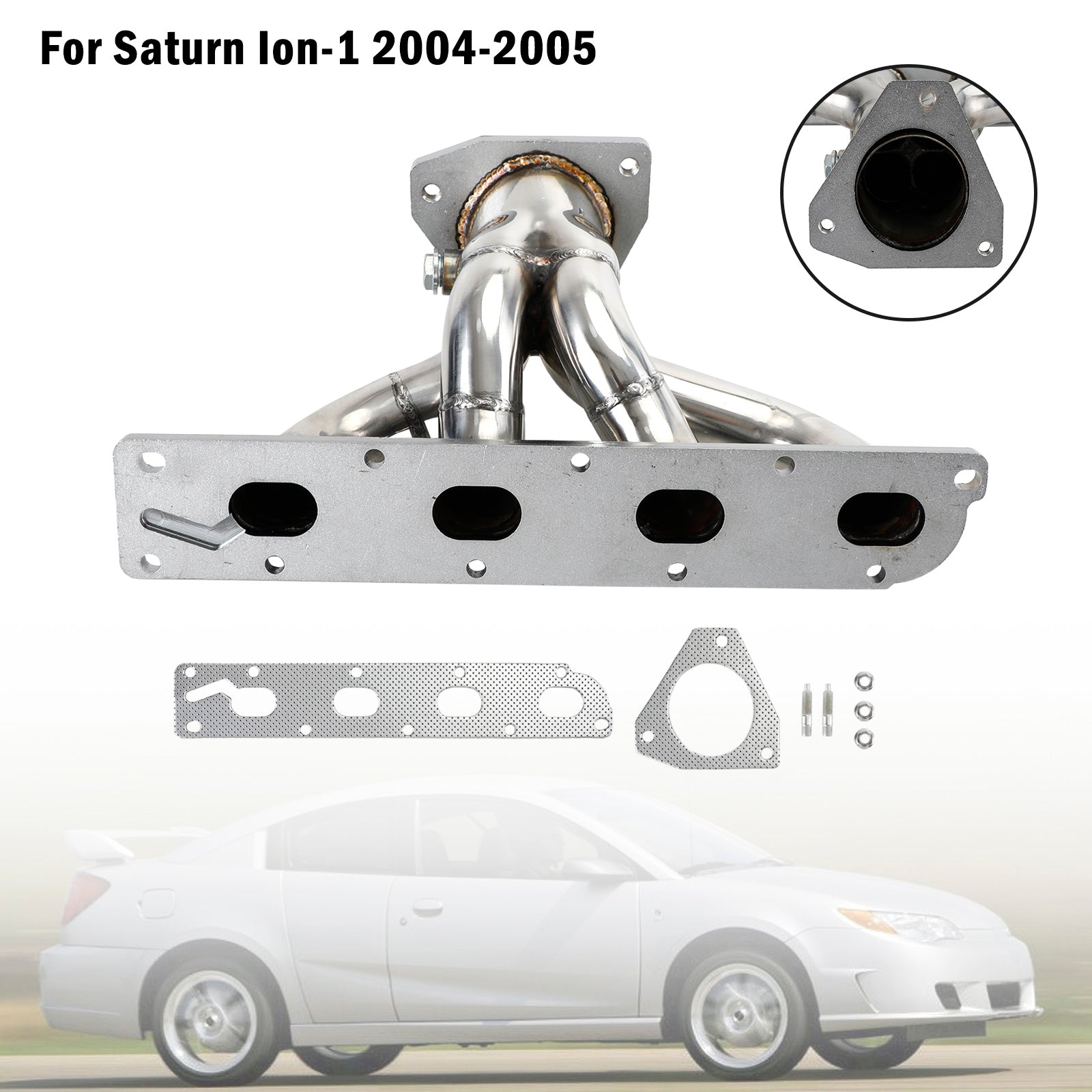 Kobolt/HHR/Saturn Ion 2,2L 2,4L 2005-2010 Eksoshode i rustfritt stål