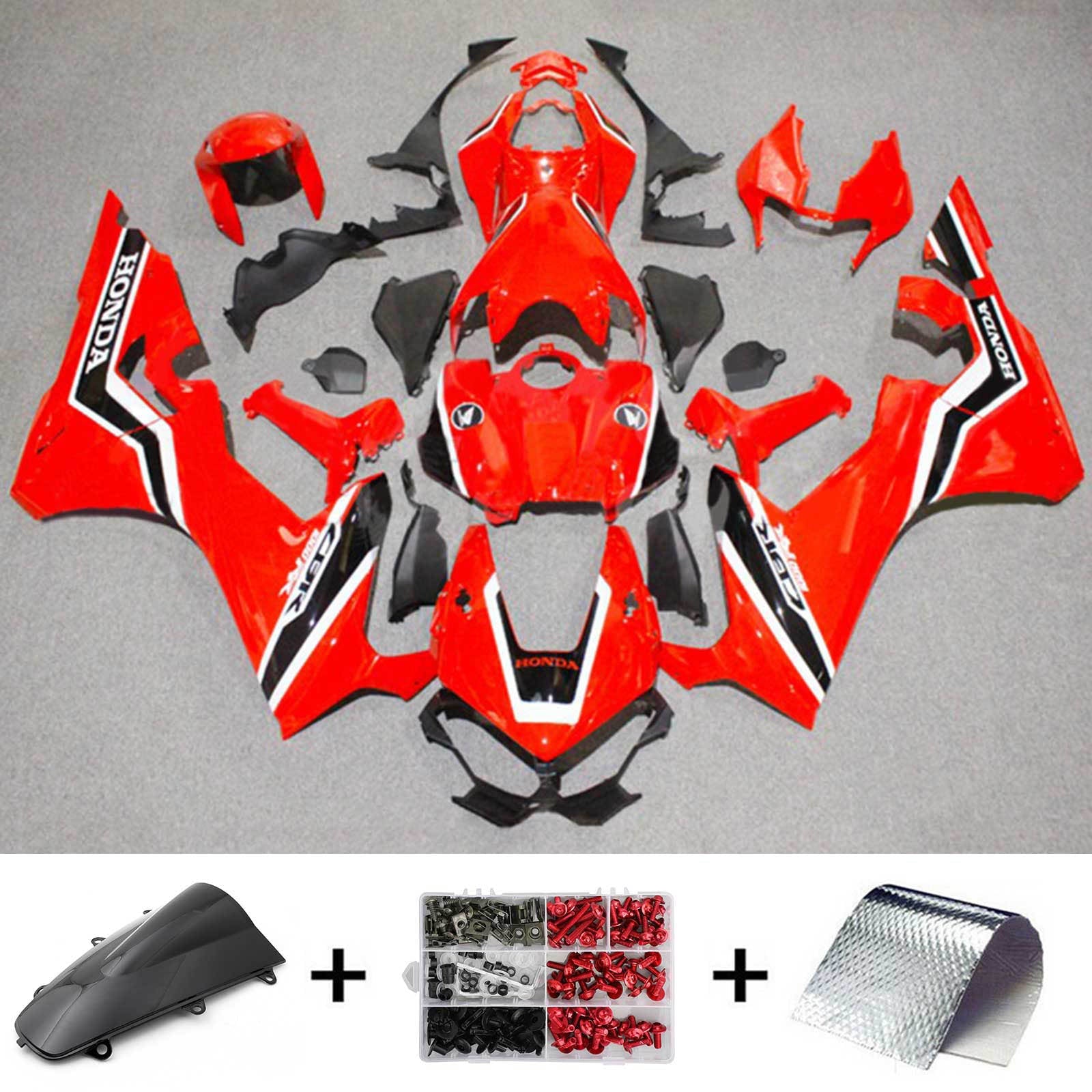 2017-2023 Honda CBR1000RR Amotopart Kit de carénage d'injection carrosserie plastique ABS #101