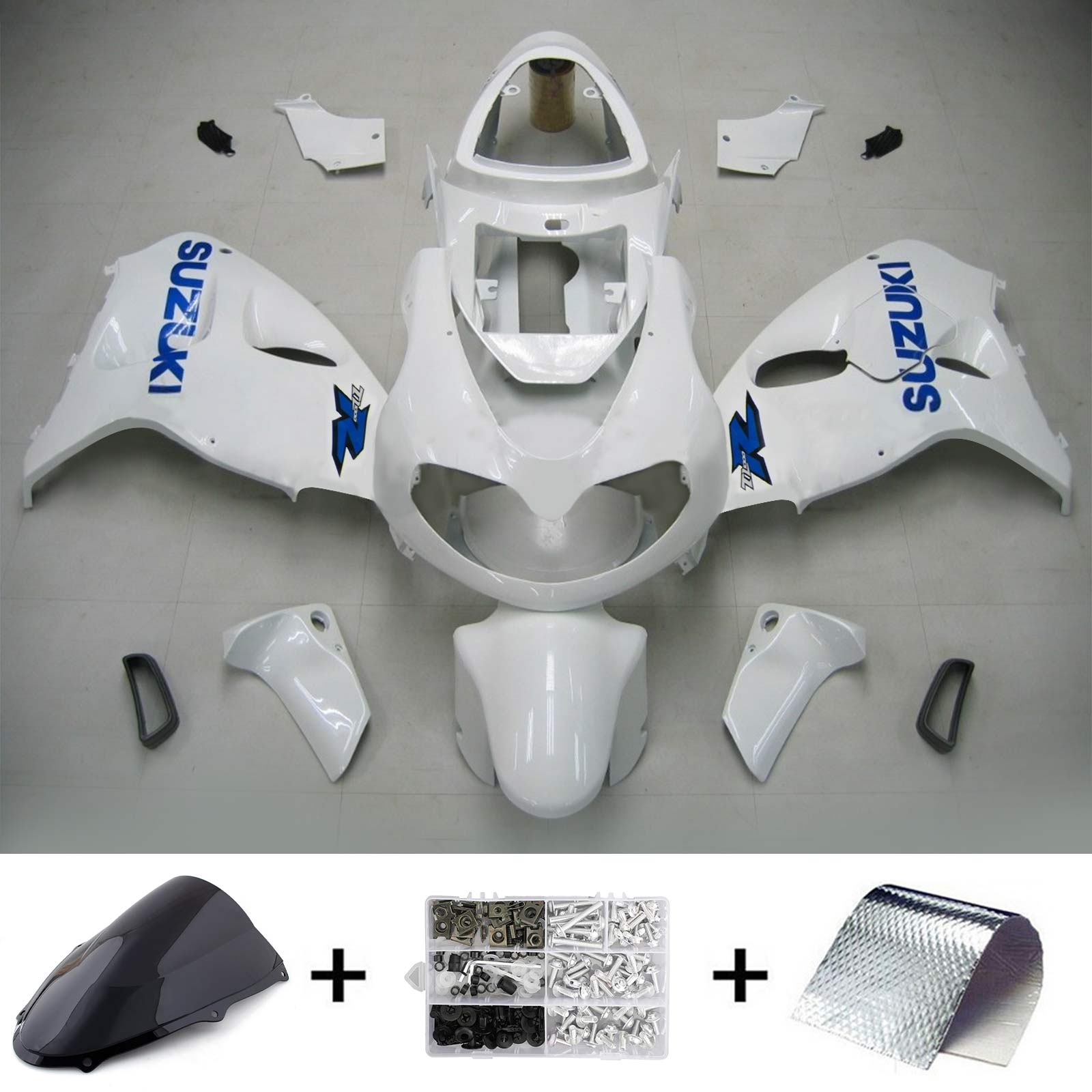 1998-2003 Suzuki TL1000R Amotopart Injection Fairing Kit Bodywork Plastic ABS #138