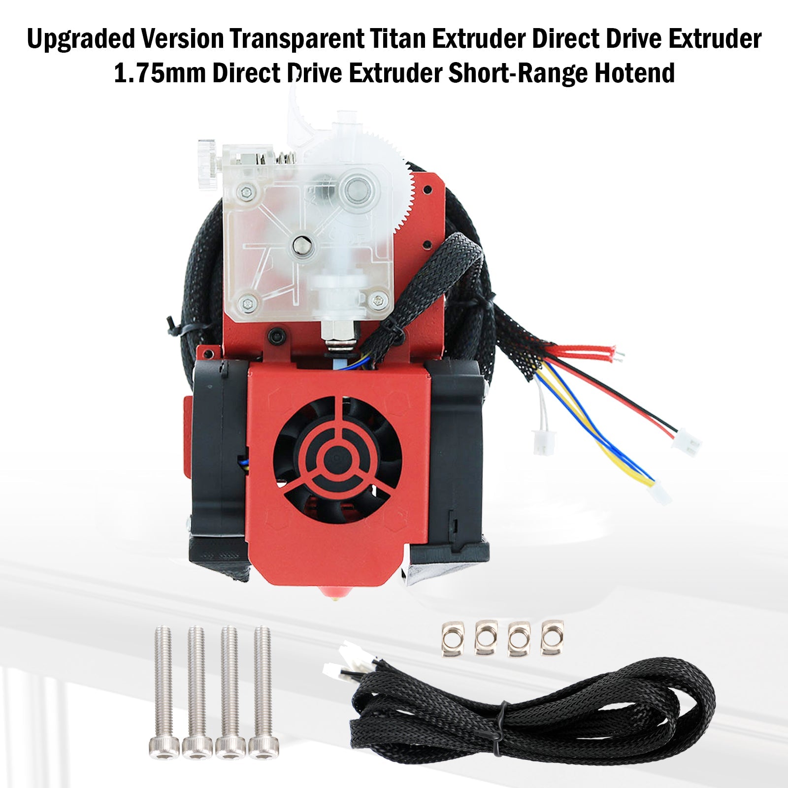 Verbeterde transparante extruder Direct Drive Extruder voor ENDER3 Aquila 24V