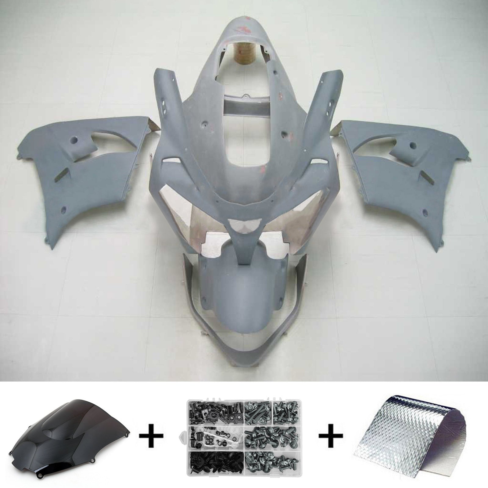 2002-2003 Kawasaki ZX9R Amotopart Injection Fairing Kit Kawasaki Plastic ABS #121