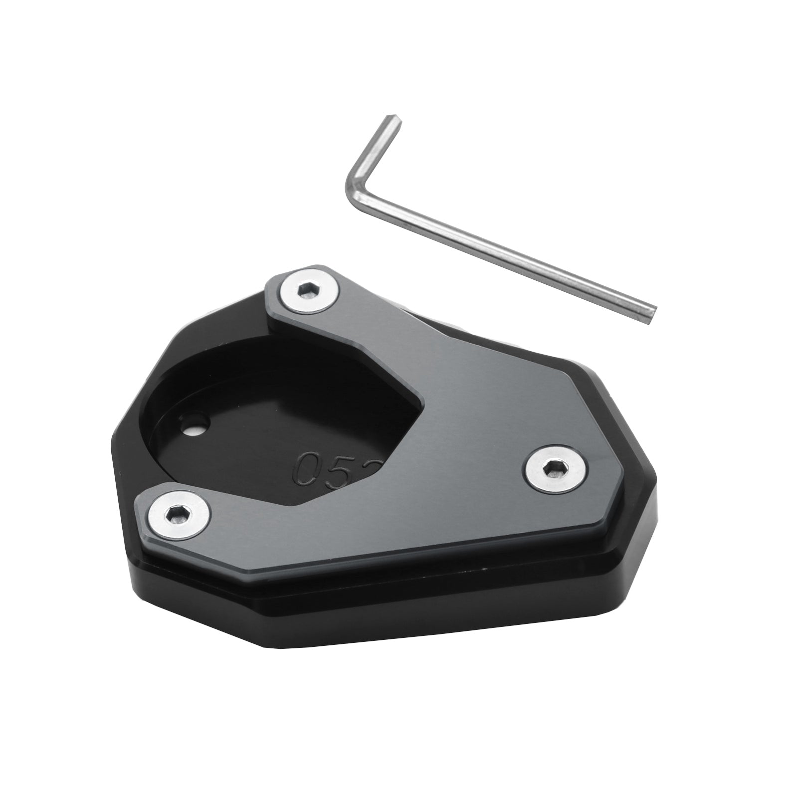 Kickstand Zijstandaard Vergroten Plaat Pad voor KAWASAKI Ninja 400 Versys 650 KLX250 Generiek