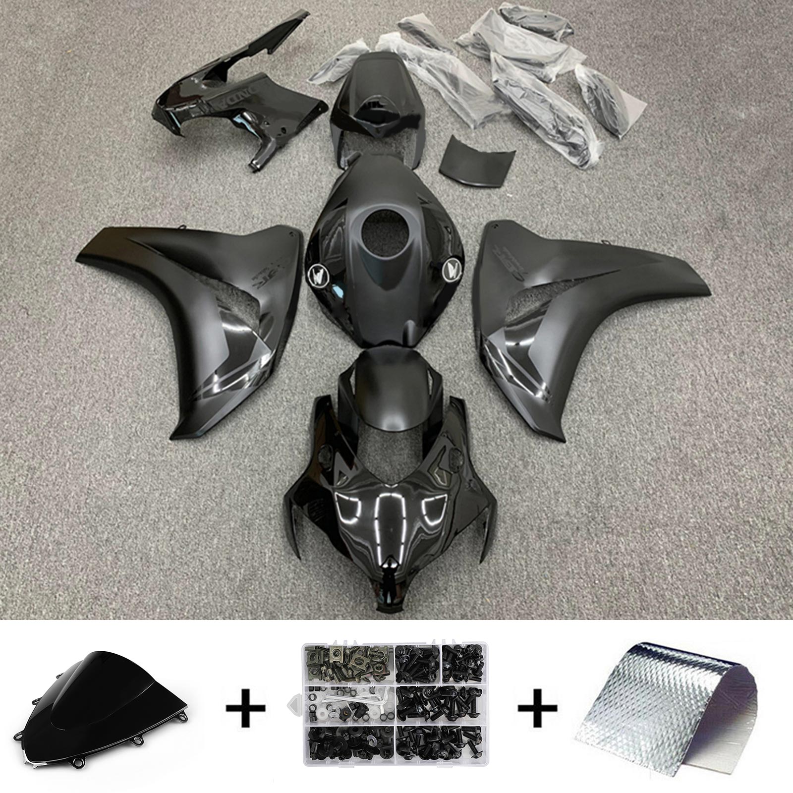 2008-2011 Honda CBR1000RR Injectiekuipset Carrosserie Kunststof ABS #200