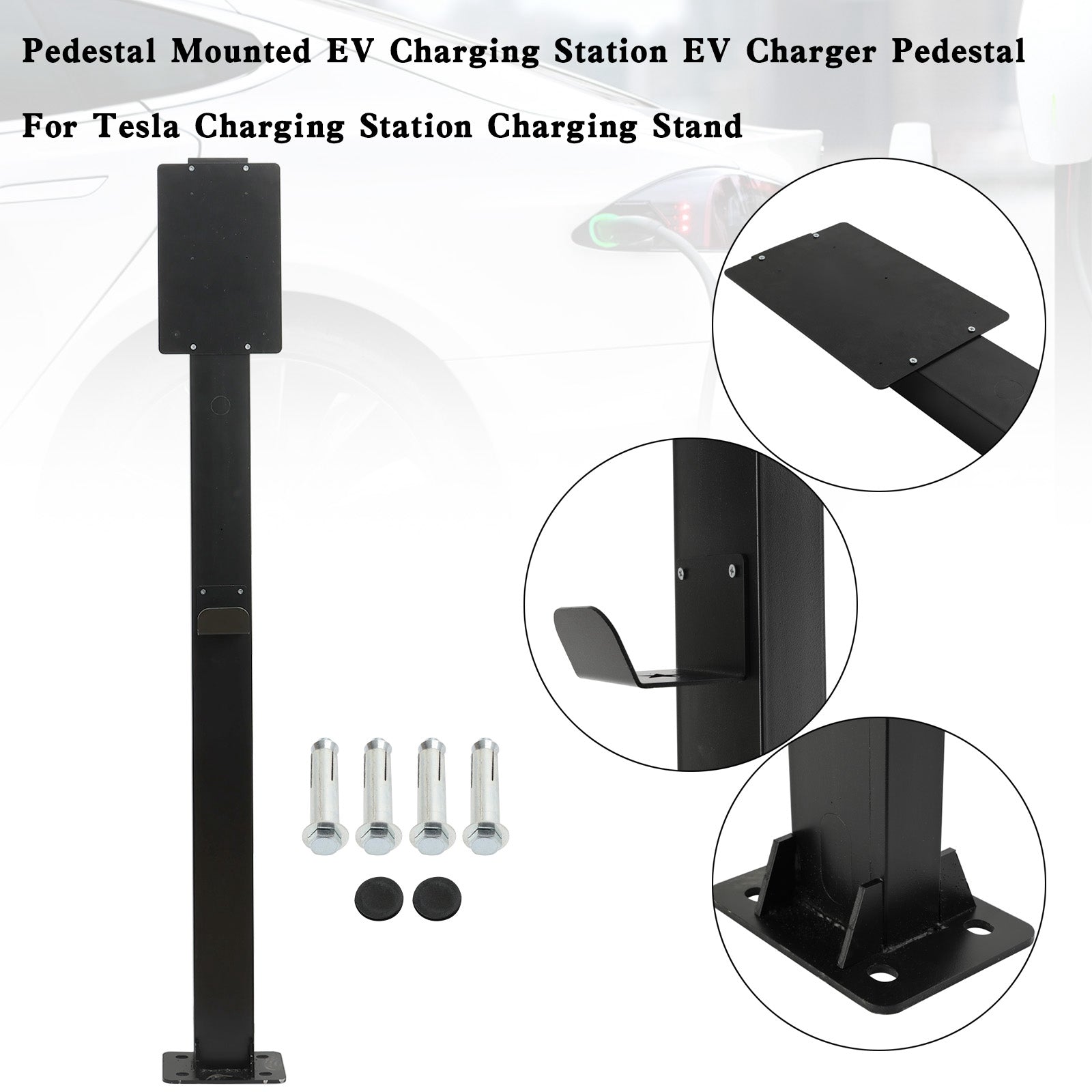 Pedestal Mounted EV Charging Station EV Charger Stand For Tesla Charging Station