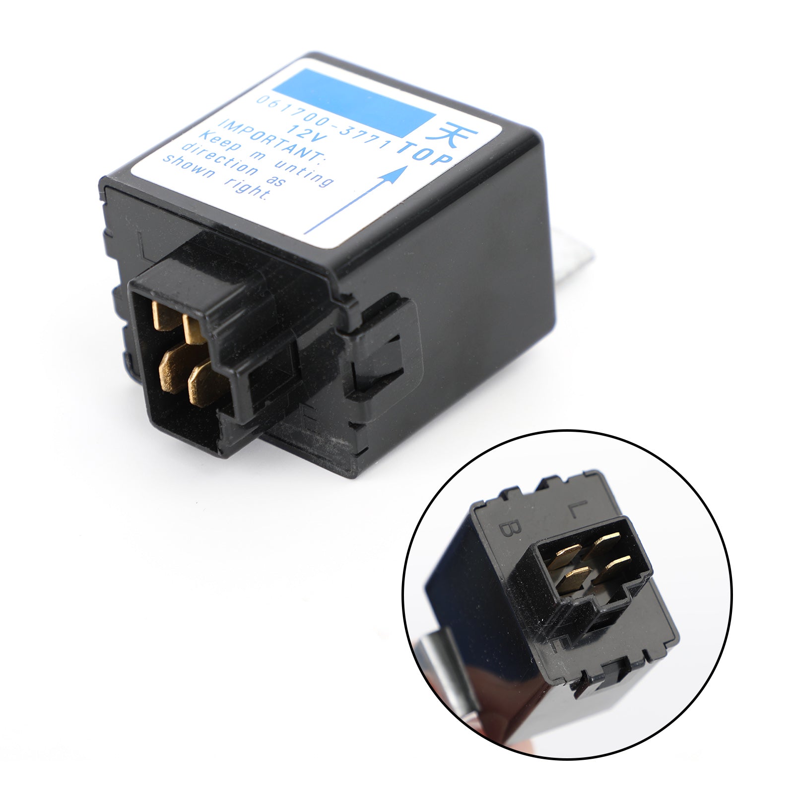 12V Time Delay Relay T0070-31410 061700-3771 1J321-60242 For Kubota D1005 D1105