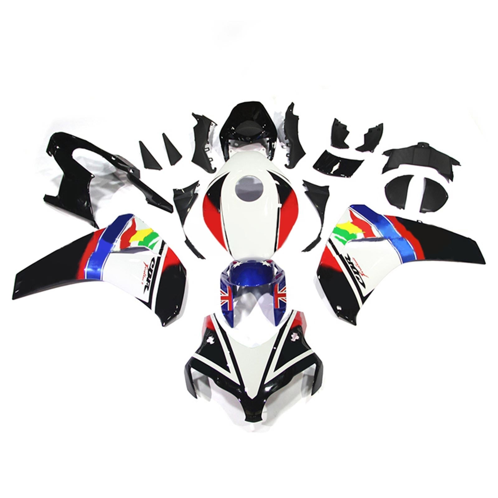 2008-2011 Honda CBR1000RR Injectiekuipset Carrosserie Kunststof ABS #180