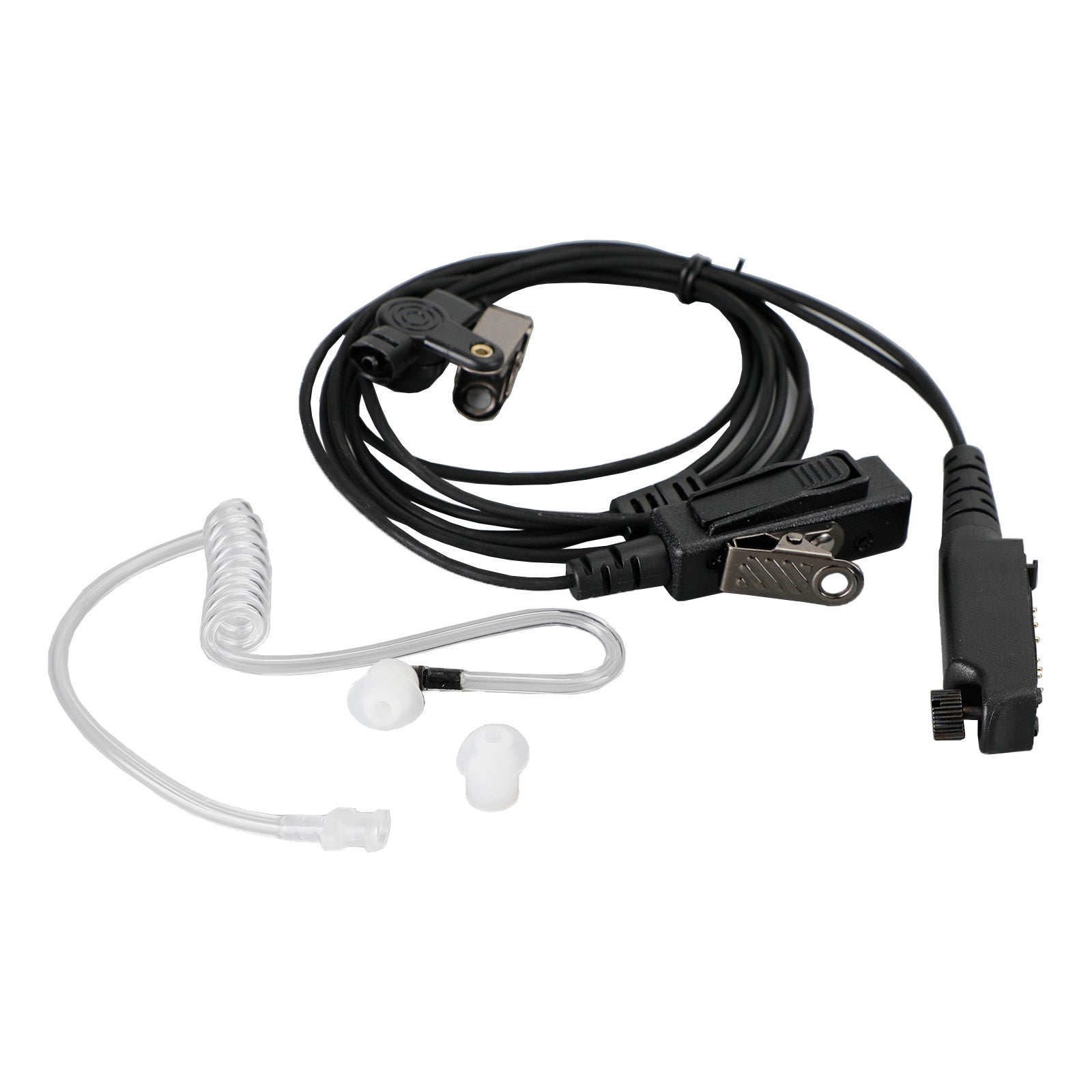 Auriculares con micrófono PTT de tubo acústico aptos para Sepura STP8000 STP8030 STP8035 STP8038