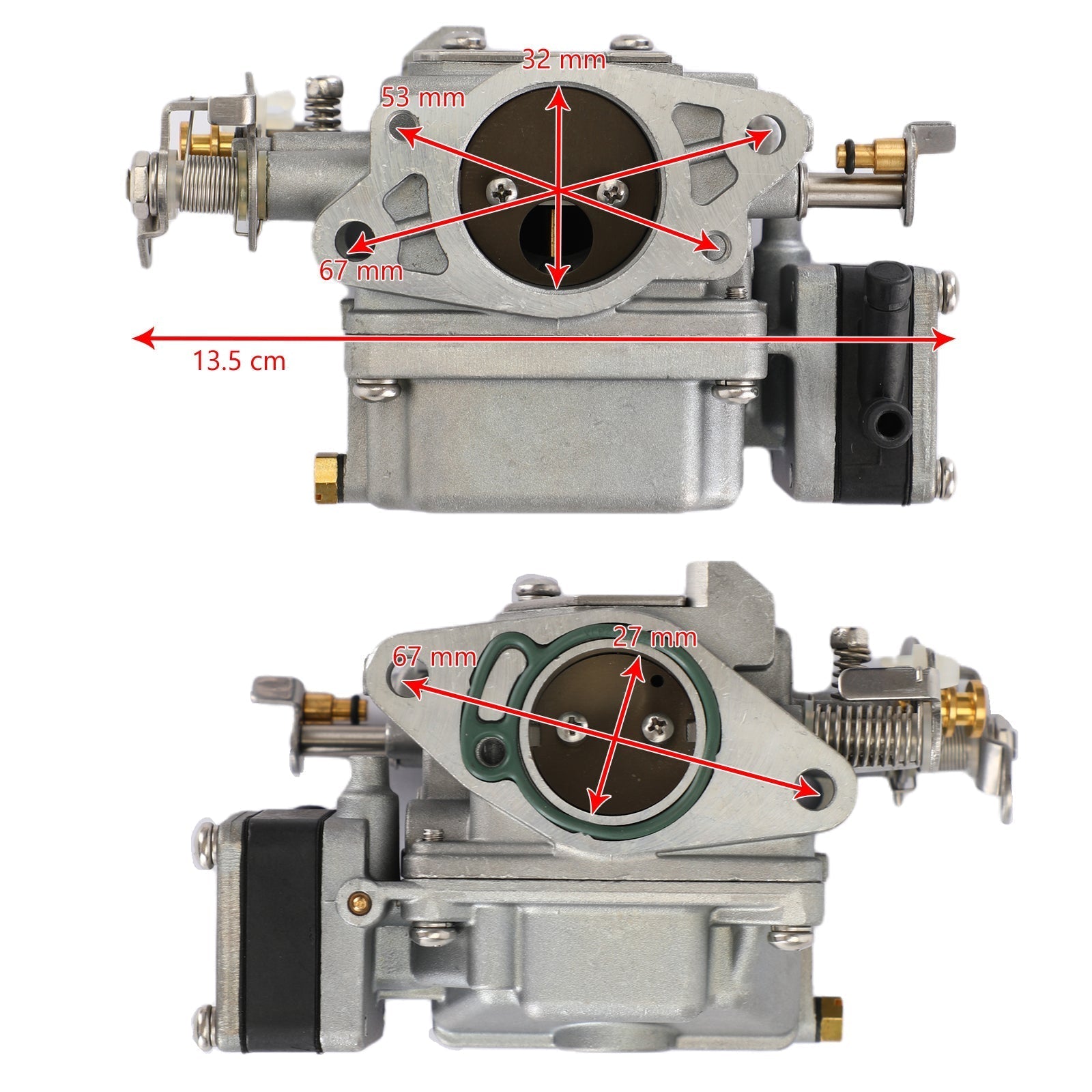 Carburetor for Tohatsu Nissan 9.9HP 15HP 18HP Outboard Engine 3G2-03100-2