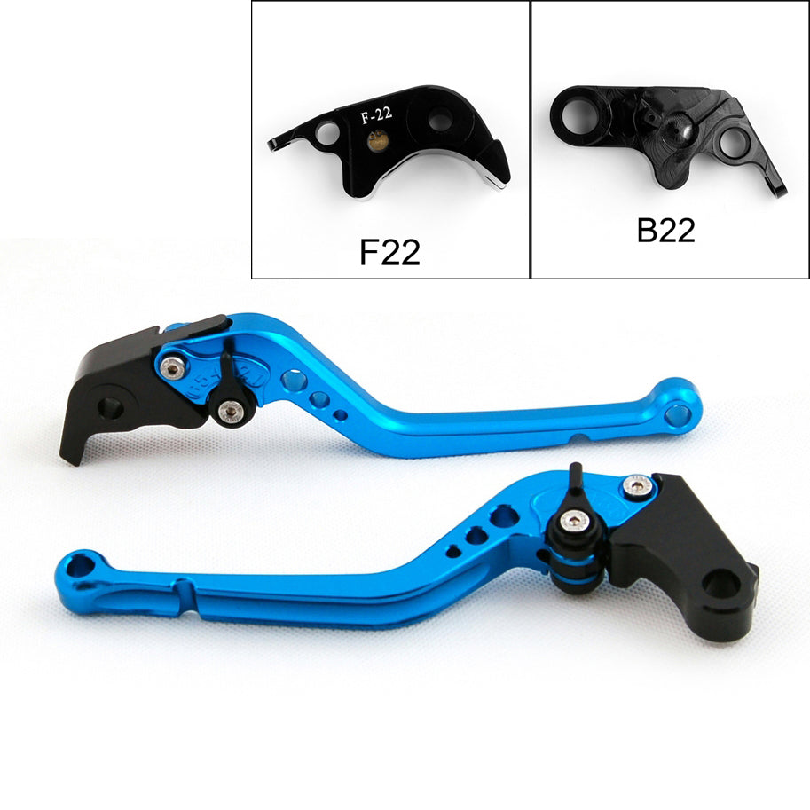 Leviers de frein et d'embrayage longs adaptés à la BMW S1000 RR 2010 – 2014, noirs, génériques