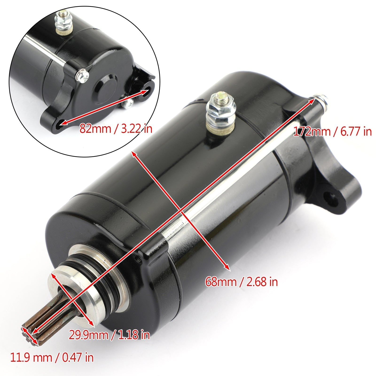 Starter Motor for Yamaha Wave Blaster Venture 760 GP760 XL760 WB760 WVT760 96-00 Generic