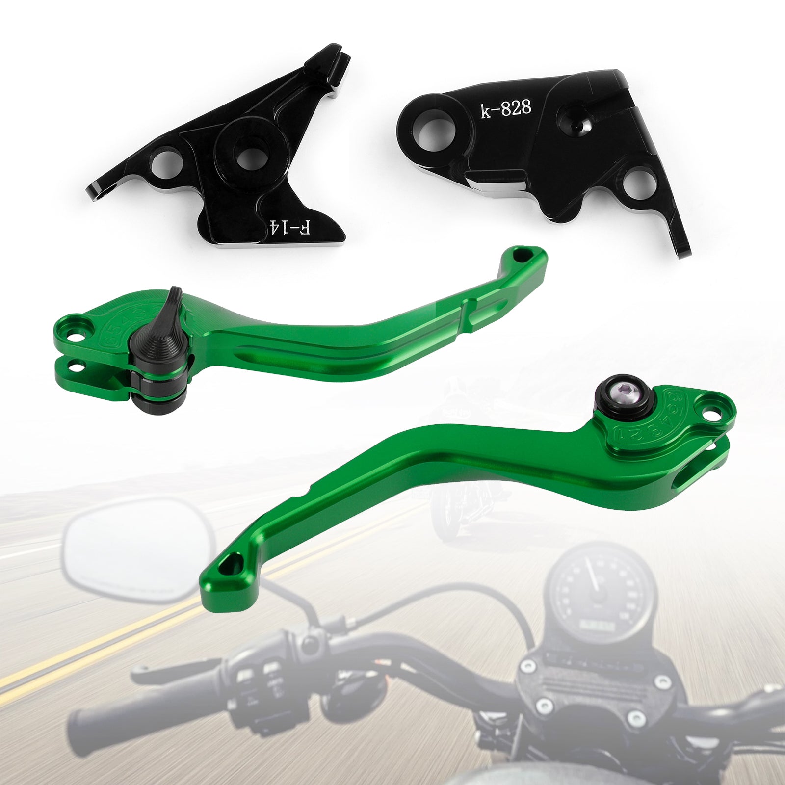 Kawasaki ZZR600 ZX6R ZX9R ZX10R Z1000 CNC Short Clutch Brake Lever