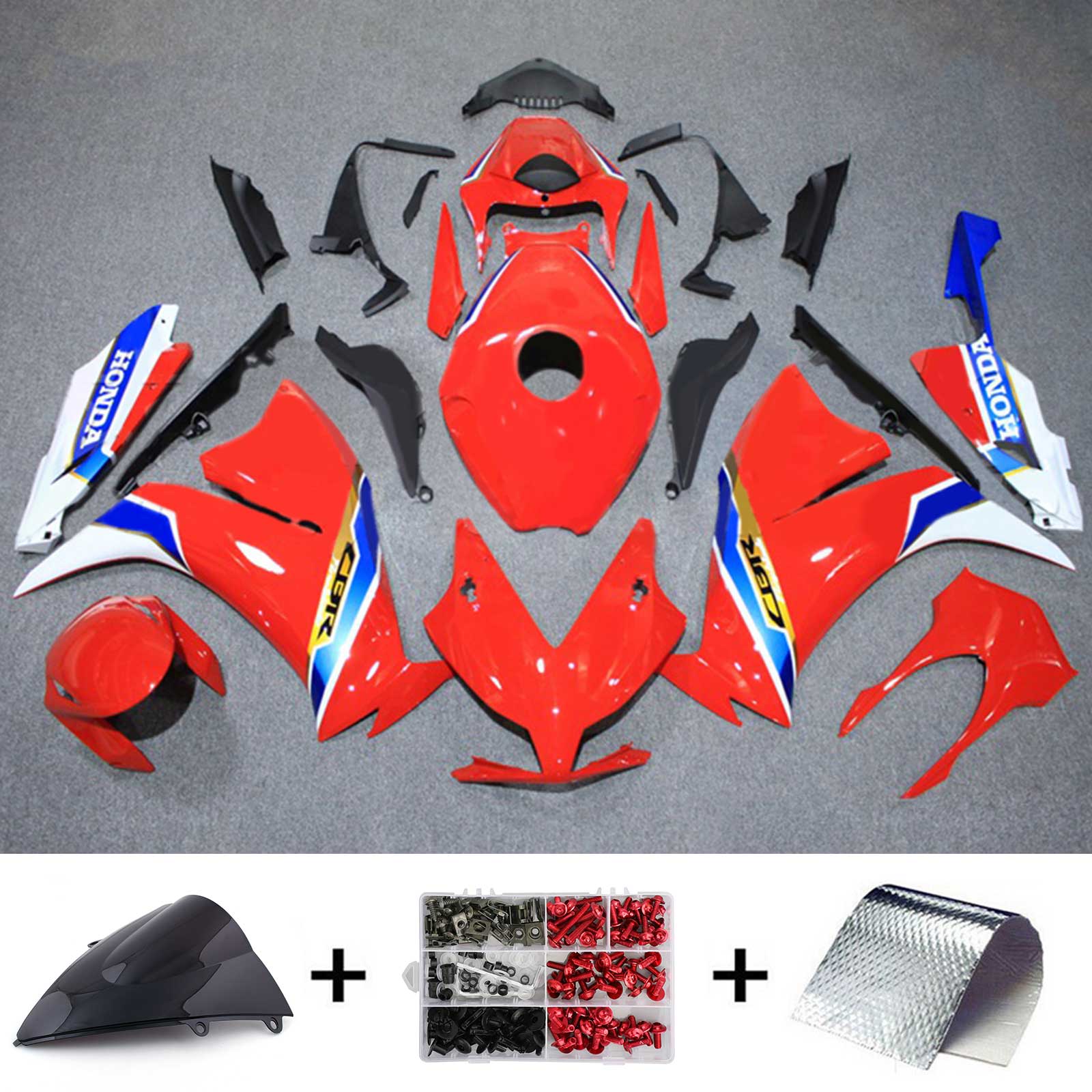 Kit de carénage d'injection Honda CBR1000RR 2012-2016, carrosserie en plastique ABS #174