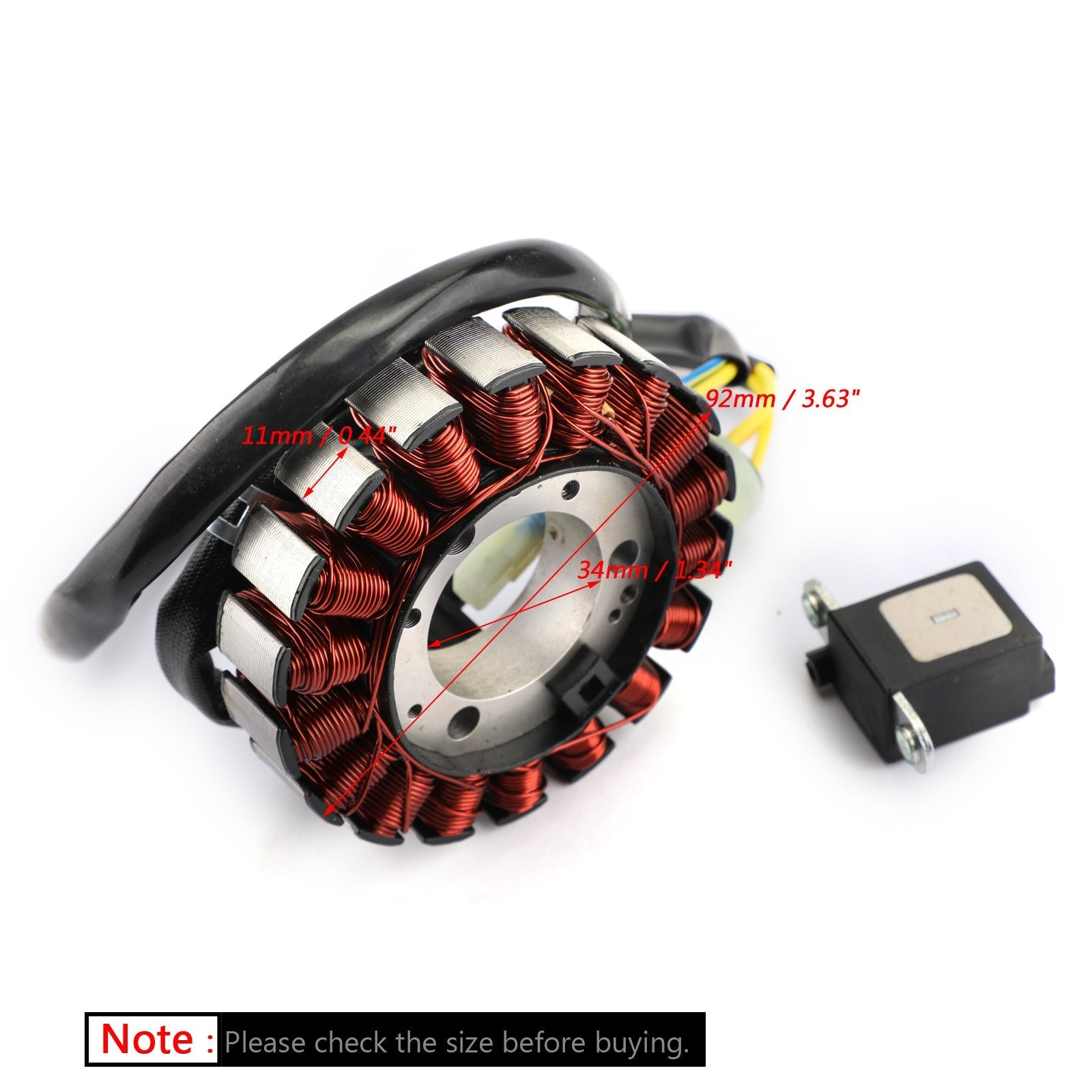 Stator 18 pôles pour Honda TRX300 TRX300FW Fourtrax 300 2WD 4WD 1988-2000