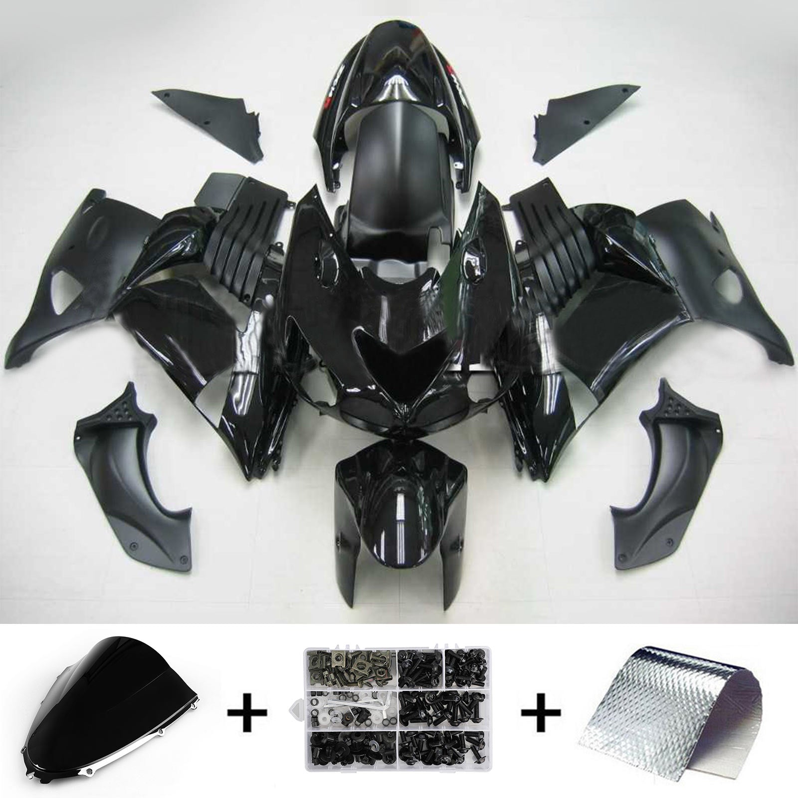 2006-2011 Kawasaki ZX14R Injection Fairing Kit Bodywork Plastic ABS