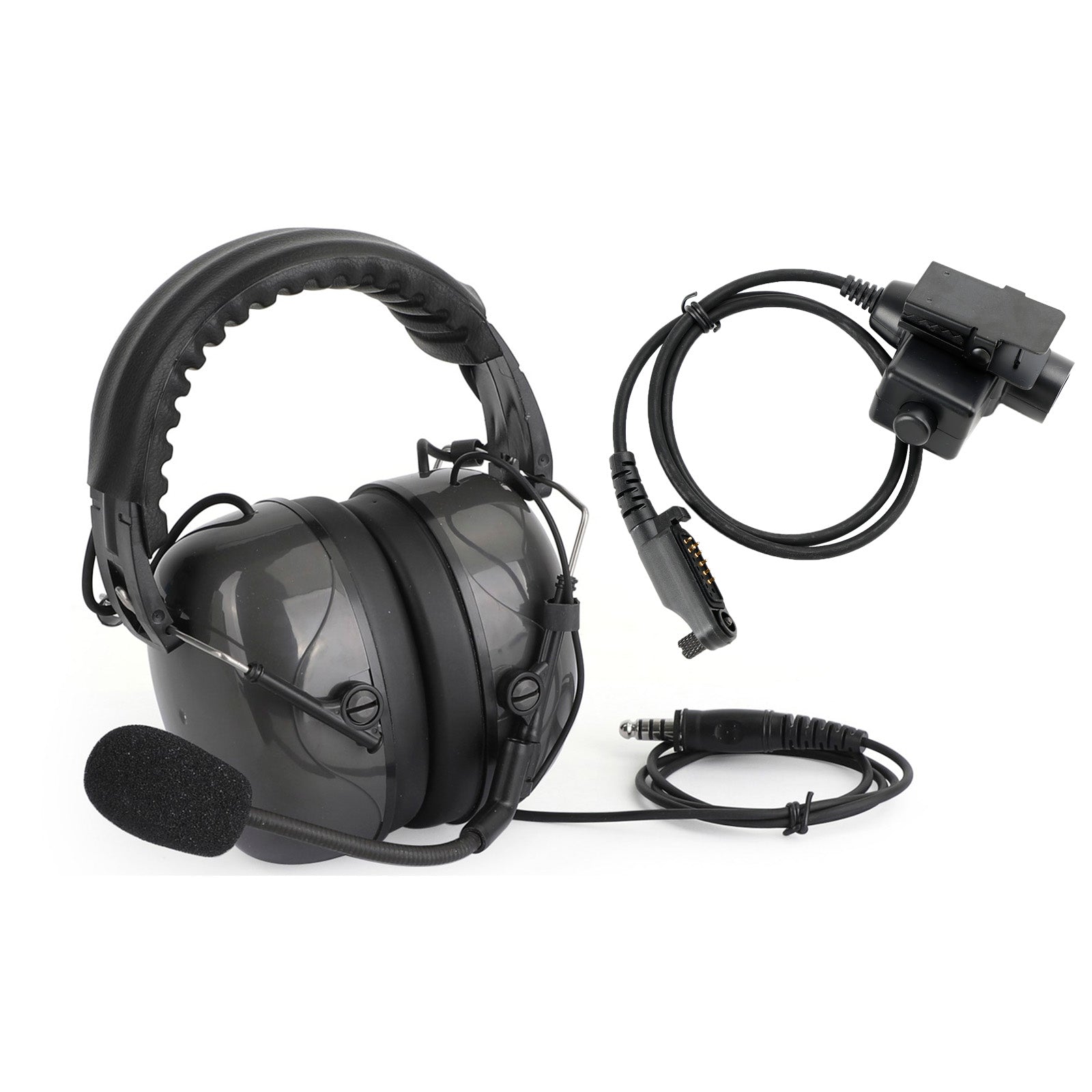 7.1-C5 verstelbare ruisonderdrukkende headset voor Hytera PD600 PD602 PD602g PD605