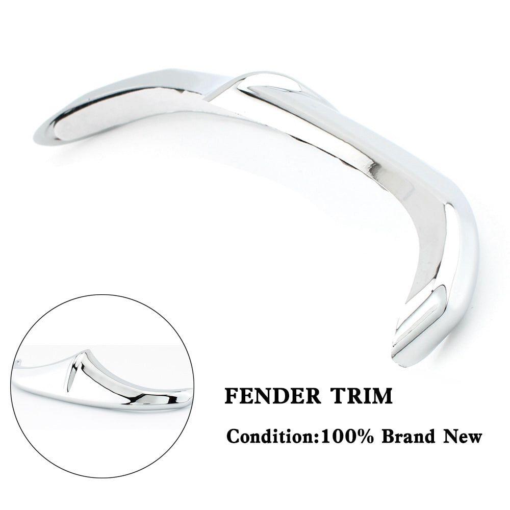 Chrome Front Fender Leading Edge Trim Accent – For Harley Touring FLHX FLTR