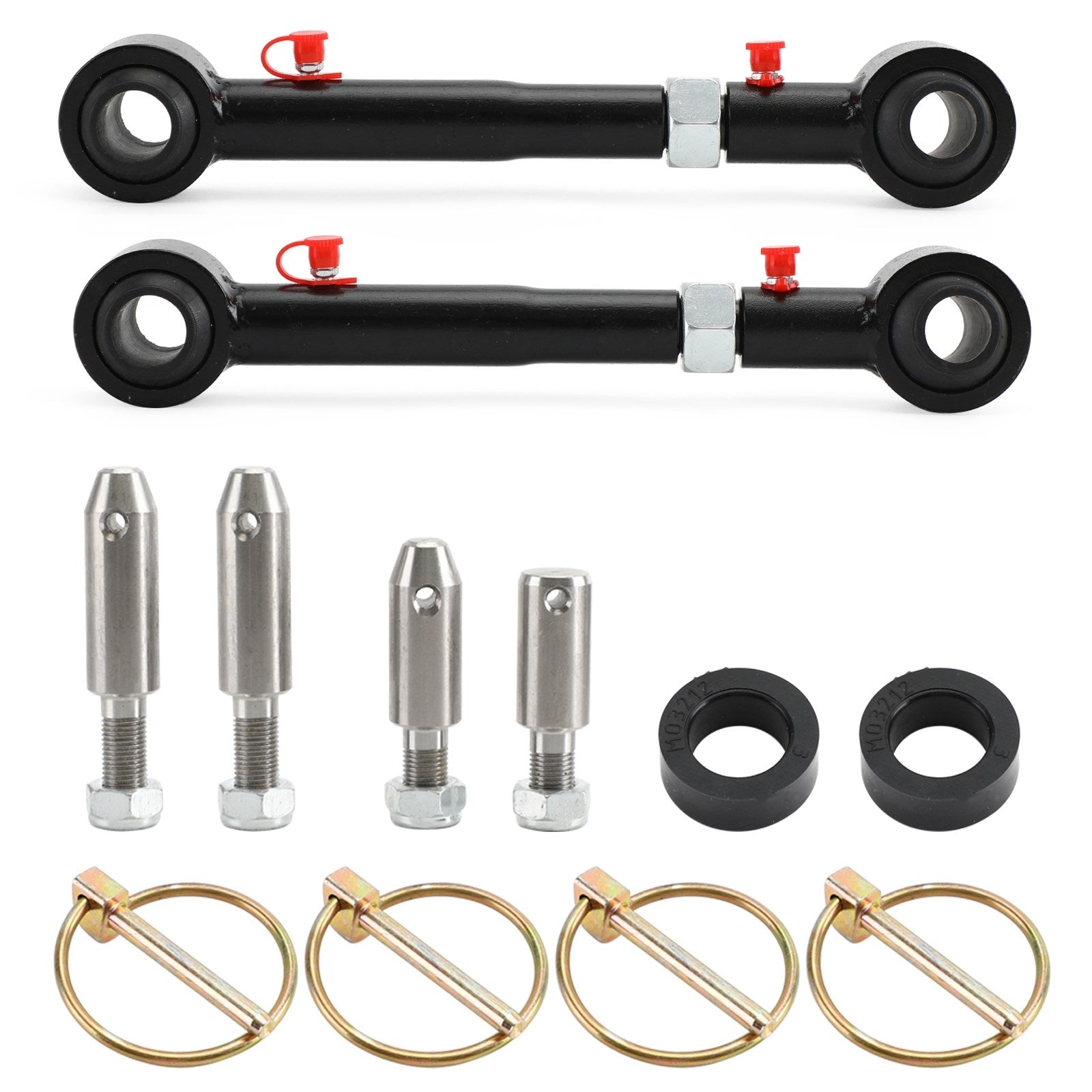 Front Sway Bar Links Disconnect For 2007-2021 Jeep Wrangler JK JL 2.5-6”Lift