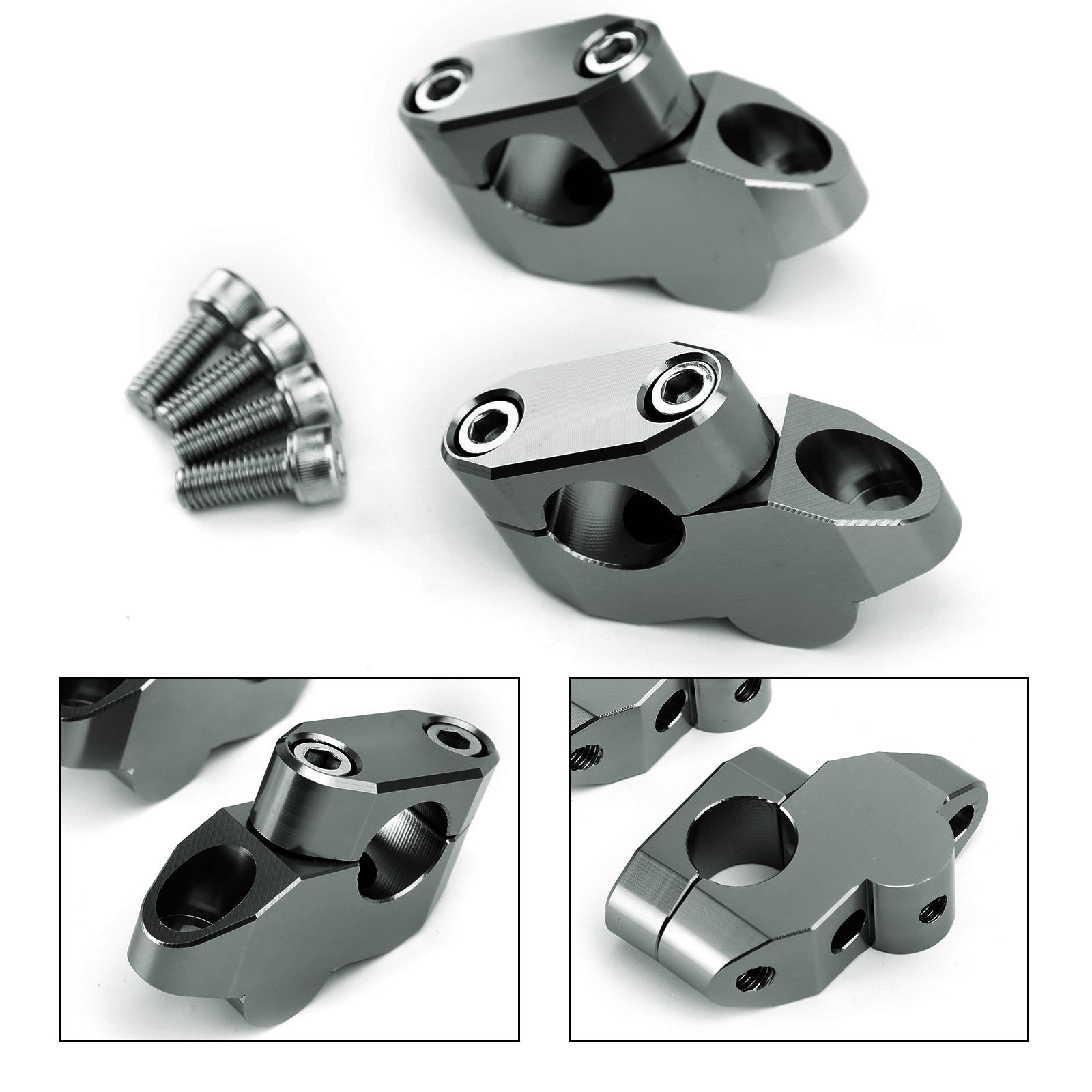 Billet Aluminium 7/8 "Stuurverhogers Extensions Kit 22mm Voor Yamaha Voor Honda Voor Ducati Voor KTM Voor Kawasaki voor Suzuki Generiek