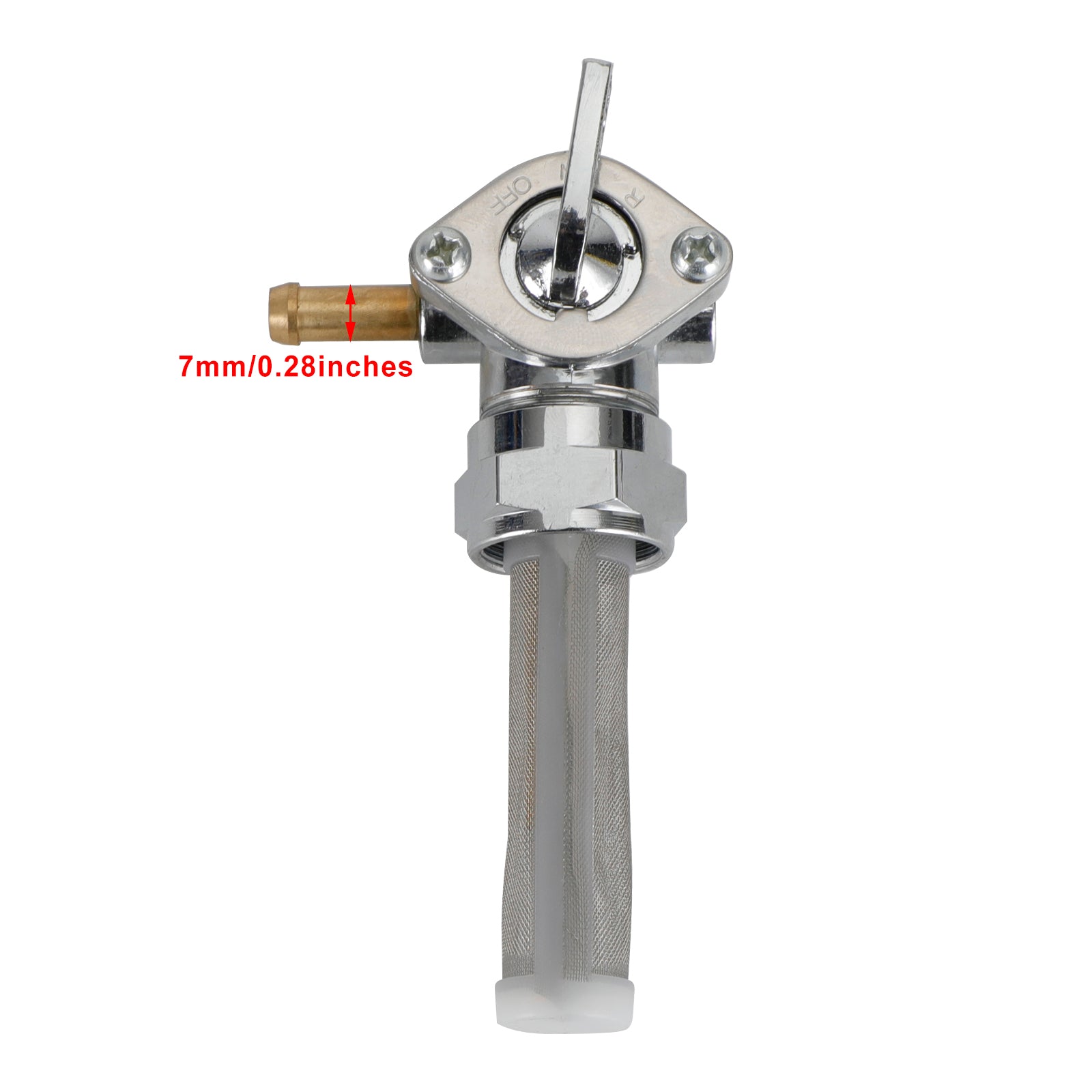 Gas Tank Fuel Cock Valve Petcock fit for FLHS FLHTC Touring 1989-90 FLST 86-90