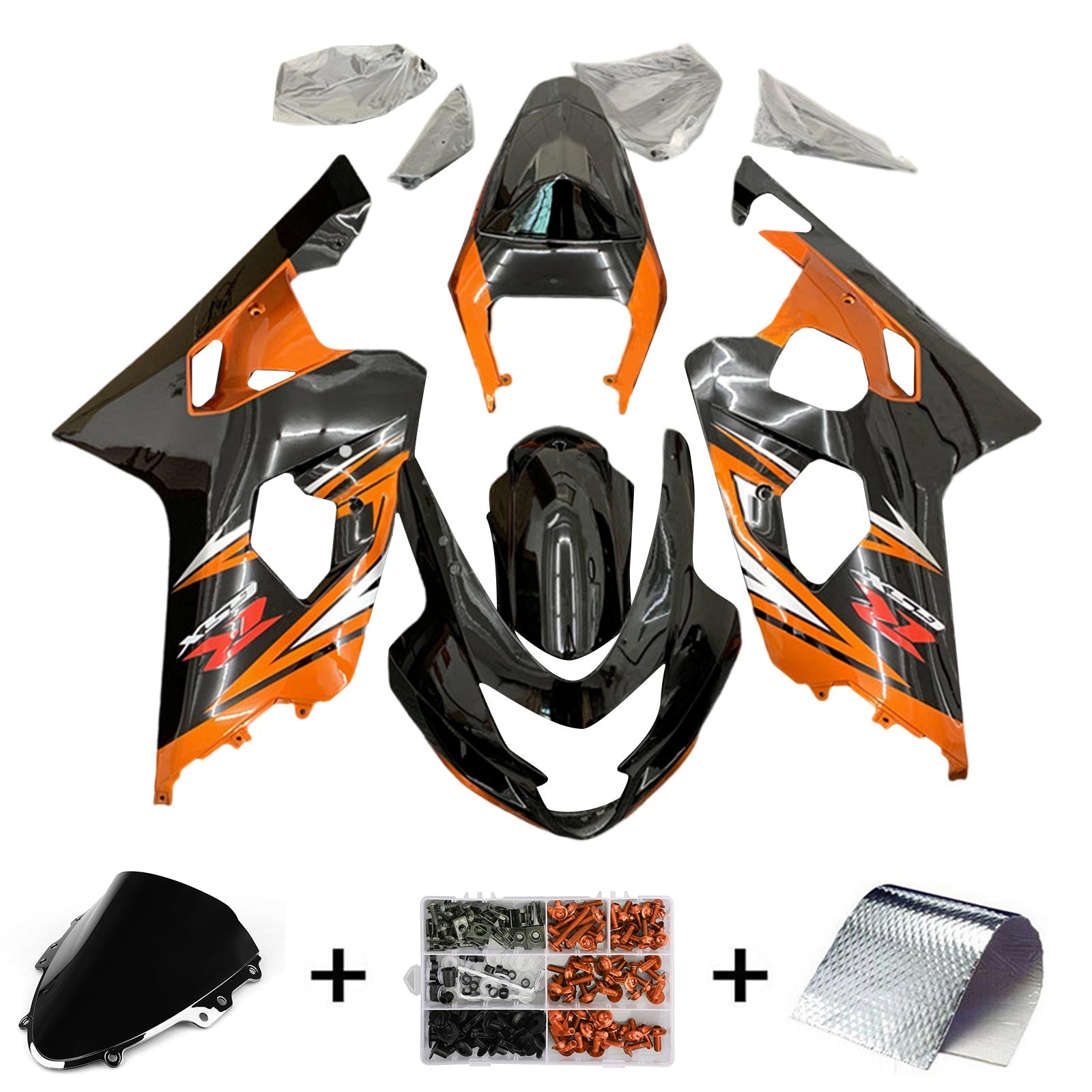 2004-2005 Suzuki GSXR 600/750 K4 Fairing Kit Bodywork Plastic ABS