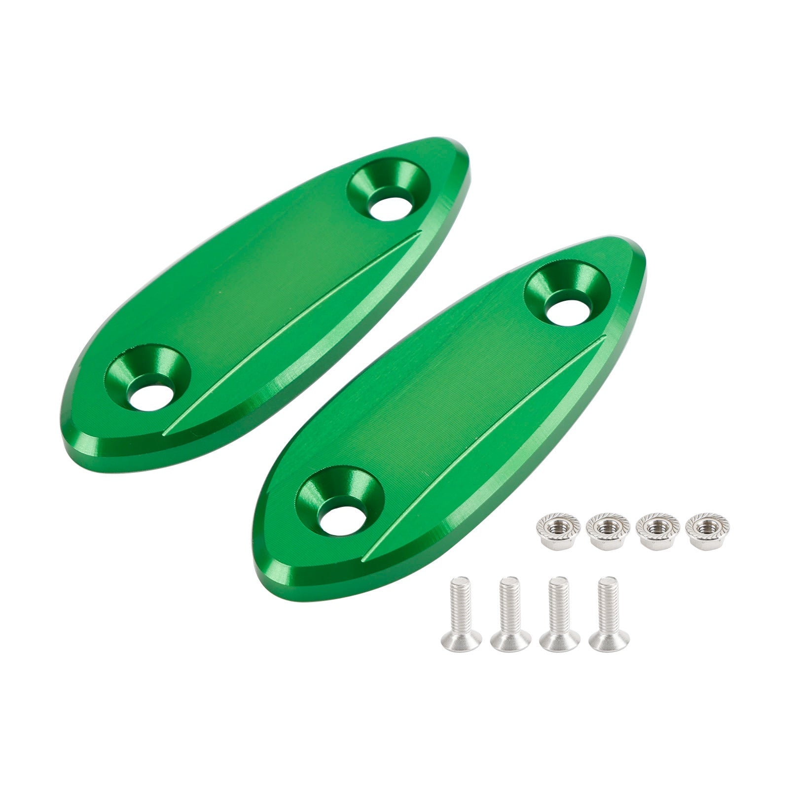 Kawasaki ZX-6R ZX6R 2009-2012 Mirror delete blanking block off plates