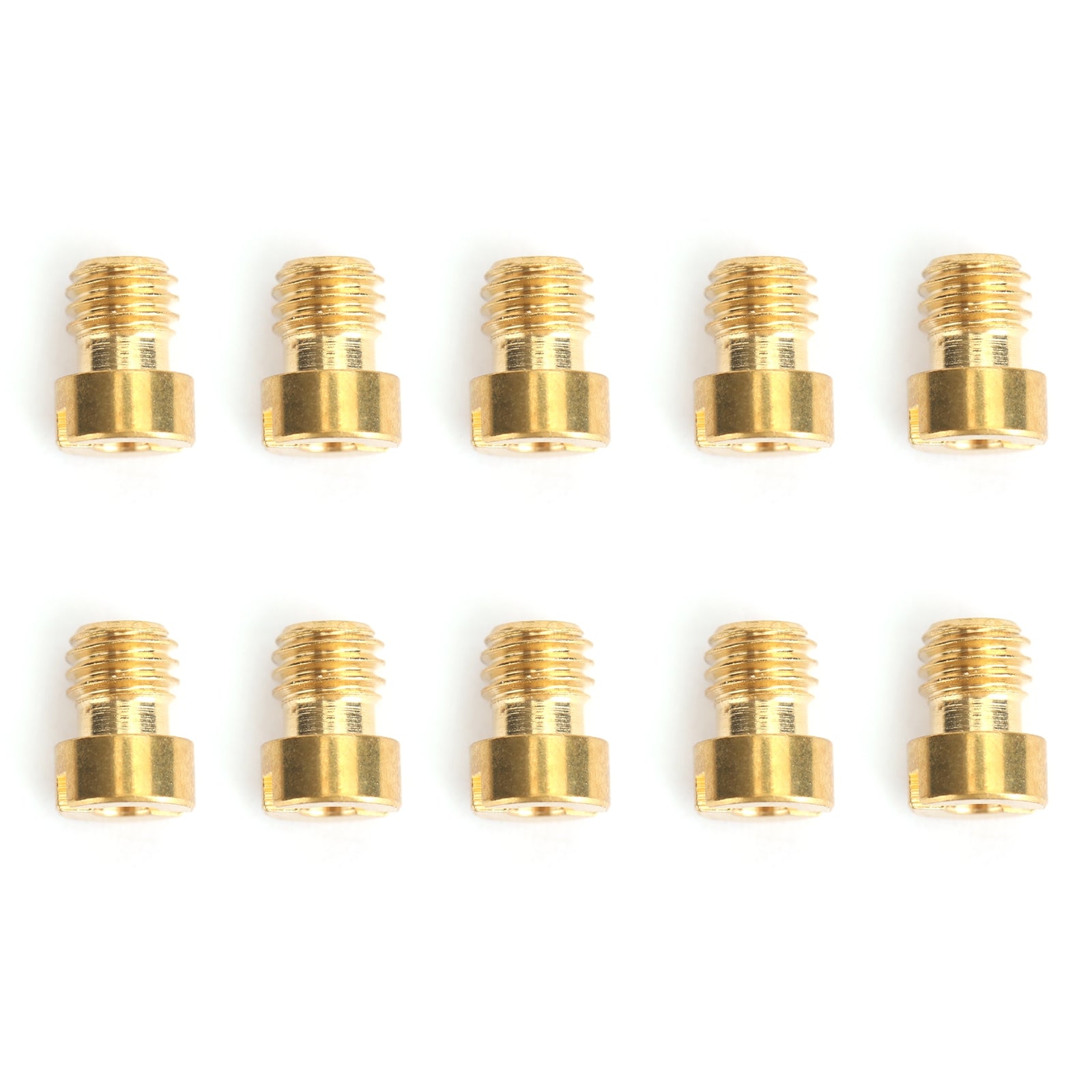 10set Round Head Main Jet 5mm 82-105 For GY6 Motorcycle Scooter Carburetor PZ19 Generic