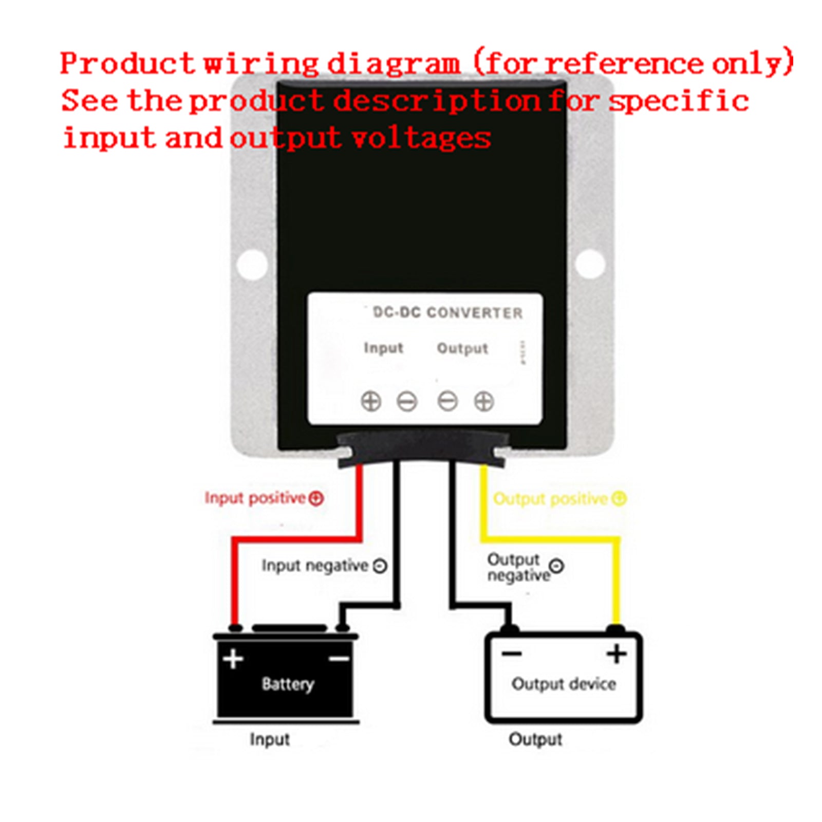 Waterdichte DC 36V/48V naar 6V 15A 90W Step-Down Voeding Converter Regulator