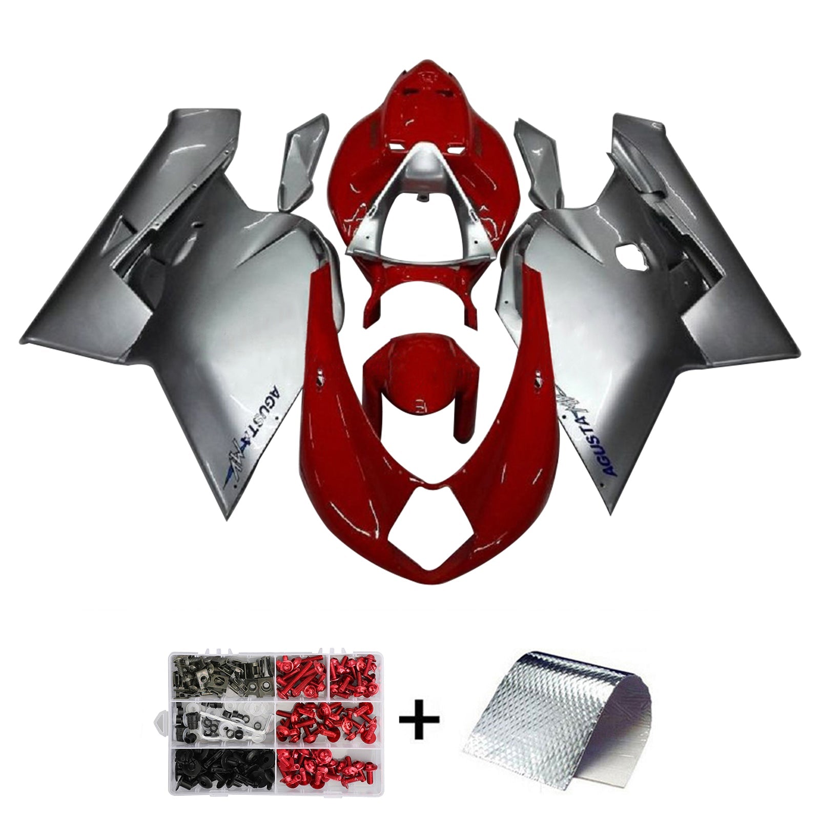 2005-2006 MV Agusta F4 1000 Kit de carenado Carrocería Plástico ABS