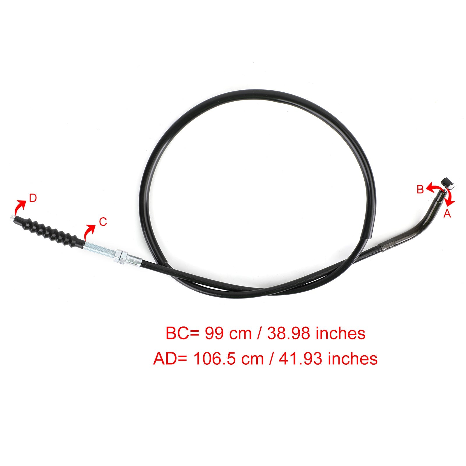 Vervanging koppelingskabel 54011-0579 voor Kawasaki ZR1000 Z1000 2014-2016 Generiek