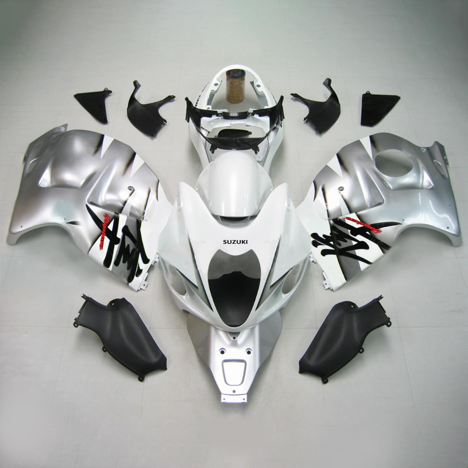 1999-2007 Suzuki Hayabusa GSX1300 Amotopart Kit de carénage d'injection carrosserie plastique ABS #115