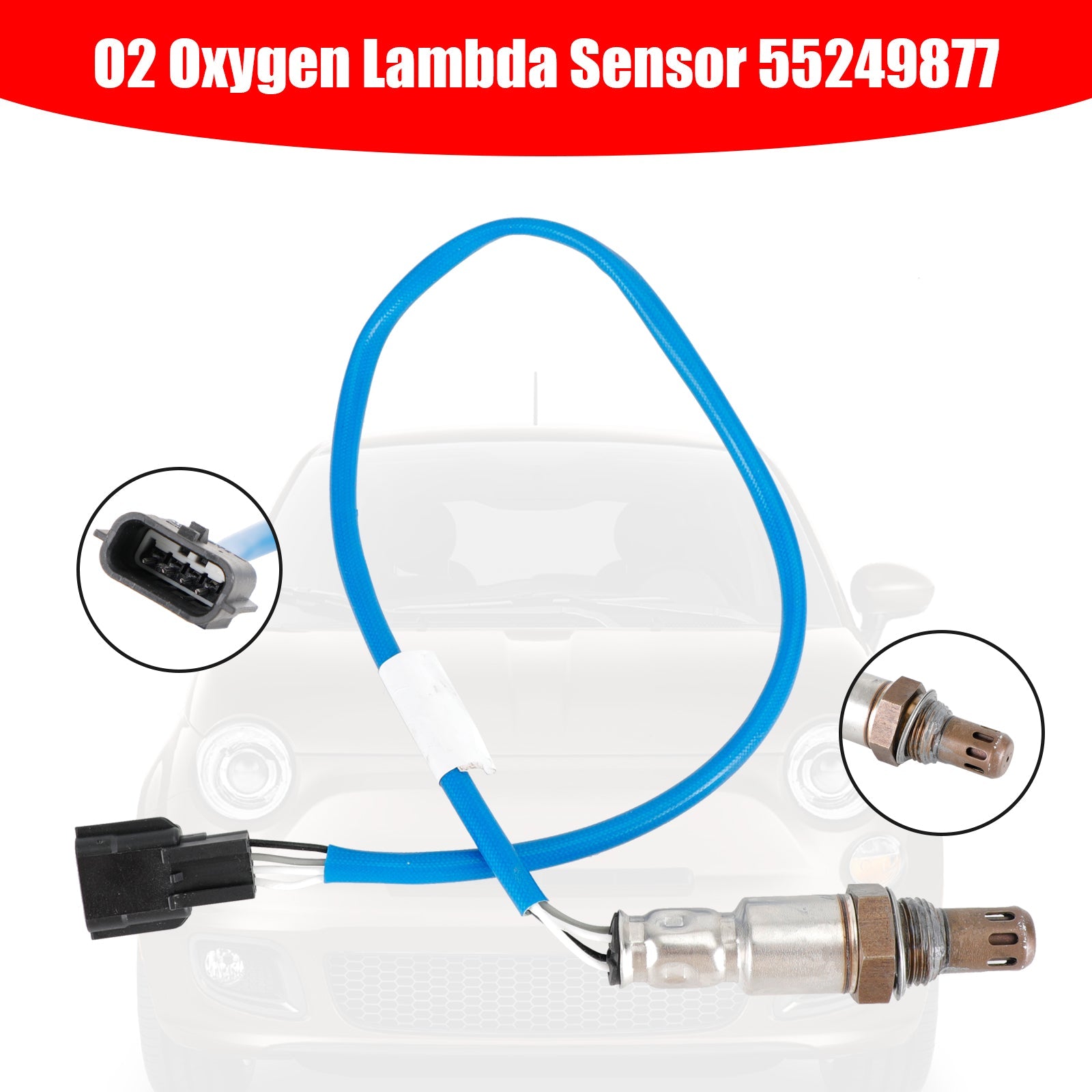 O2 Zuurstof Lambdasonde 55249877 Voor Fiat 500 2007 - 2018 1.2/1.2 LPG