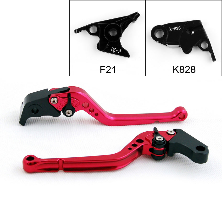 Long Brake Clutch Levers Fit Z750 2007-2012 Z800 2013-2014 Black Generic