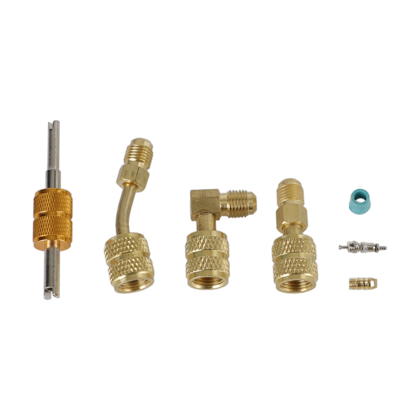 Kit d'adaptateur de port de vide de charge R410A, 5/16 "femelle à 1/4" mâle évasé