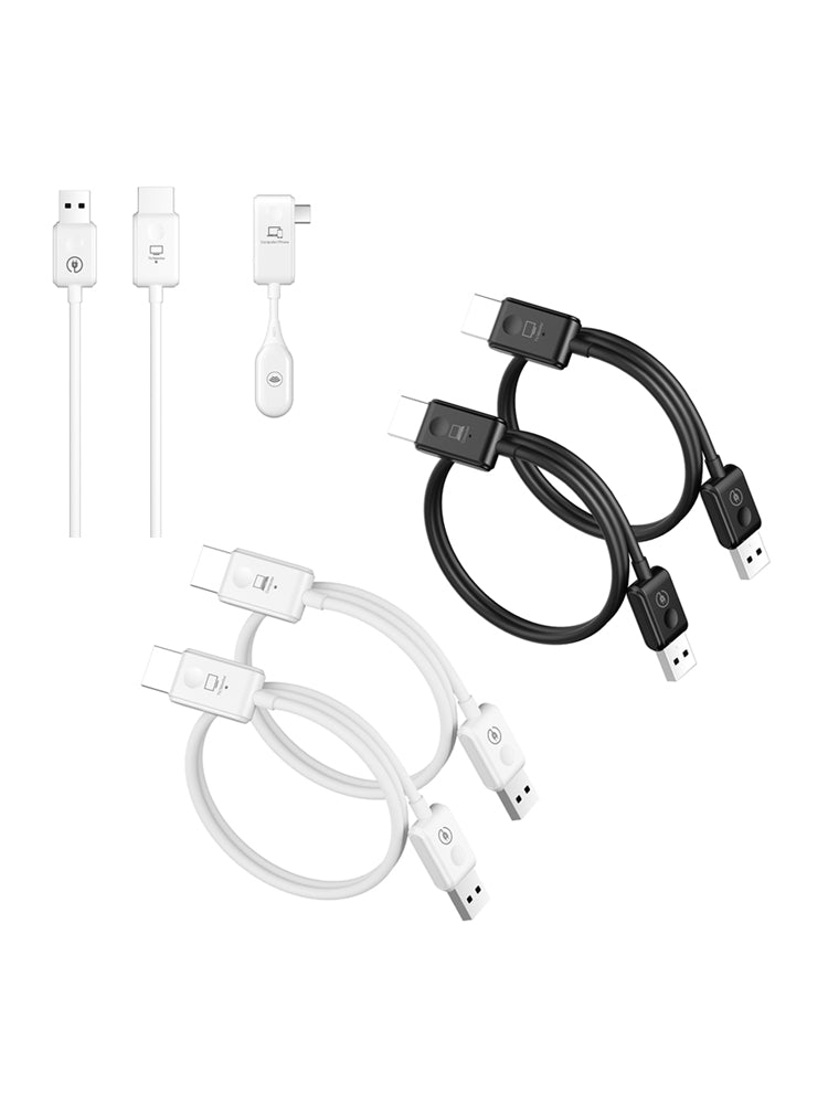 Récepteur émetteur vidéo d'extension HDMI type-c sans fil 50M pour téléphone PC vers TV