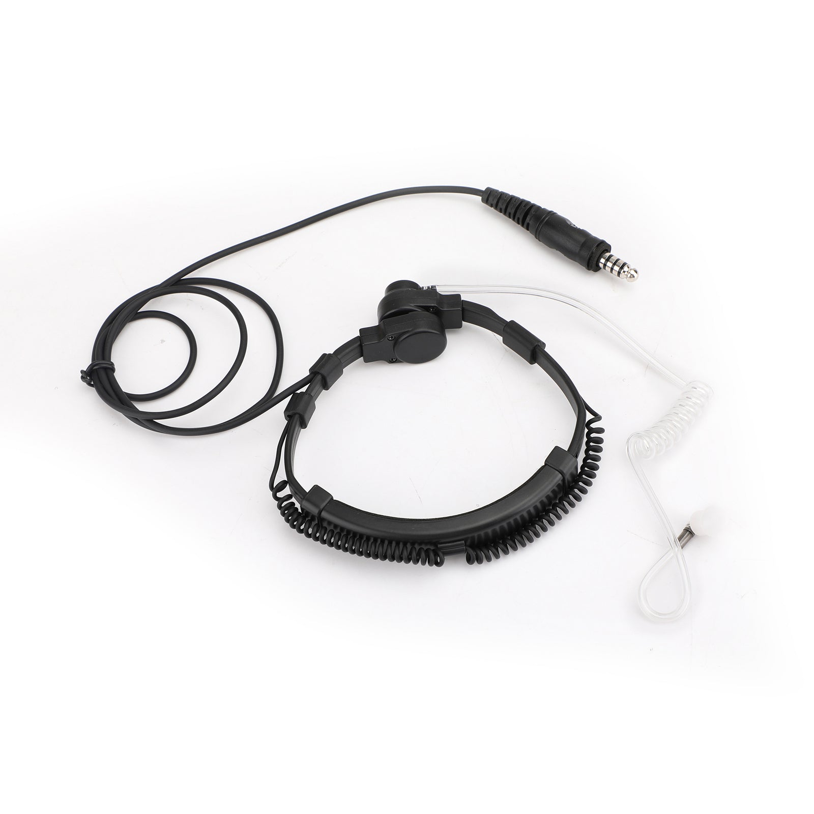 7.1mm Big Plug Tactical Throat Mic Headset For AN/PRC-152 AN/PRC-148 U329 Radio