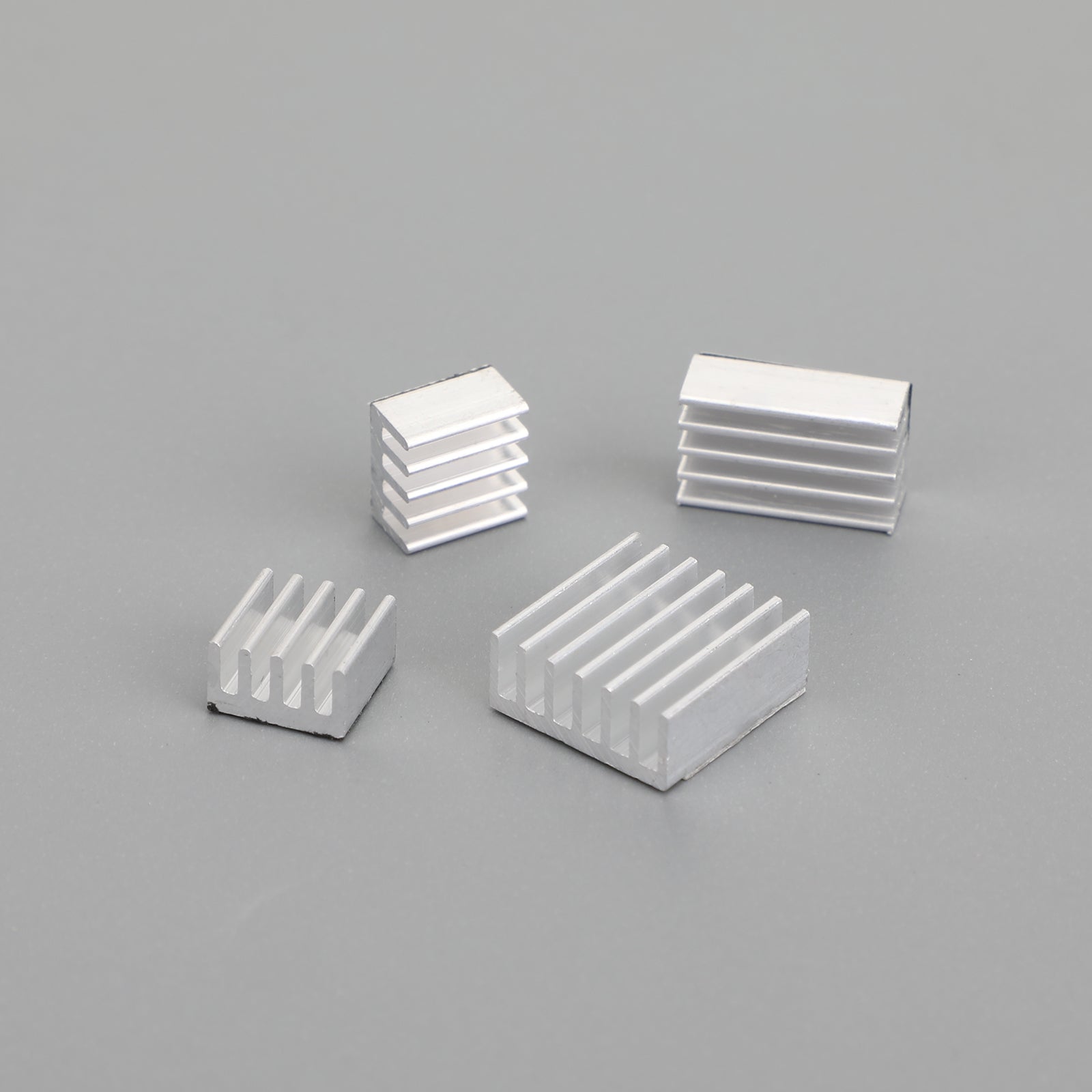 4PCS Radiator Cooler Kit Aluminum Heatsink for Raspberry Pi 4B with Sticker