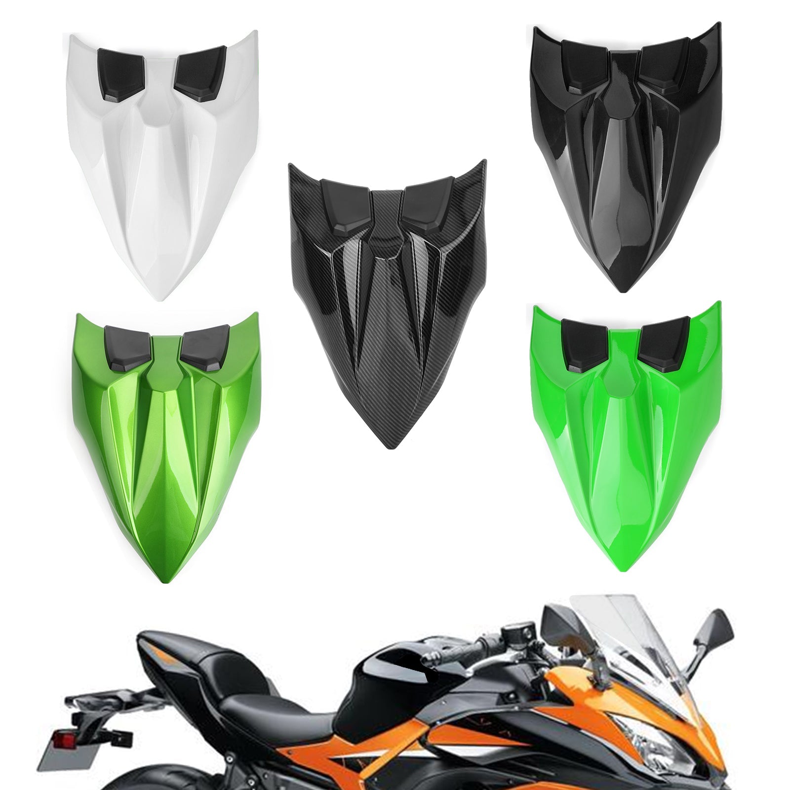 Motorcycle Rear Seat Fairing Cover Cowl For Kawasaki Z650 Ninja 650 2017-2023