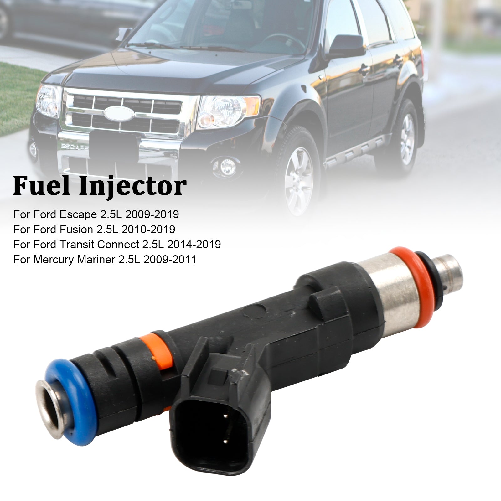 Injecteur de carburant 0280158162 adapté à Ford Escape Fusion Mercury Mariner 2.5 l4 1 pièce