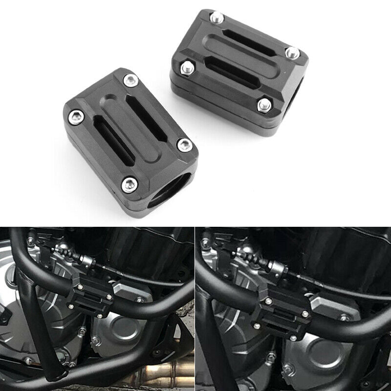 25mm Motorcycle Engine Protection Guard Bumper Dec Block For BMW R1200GS LC ADV