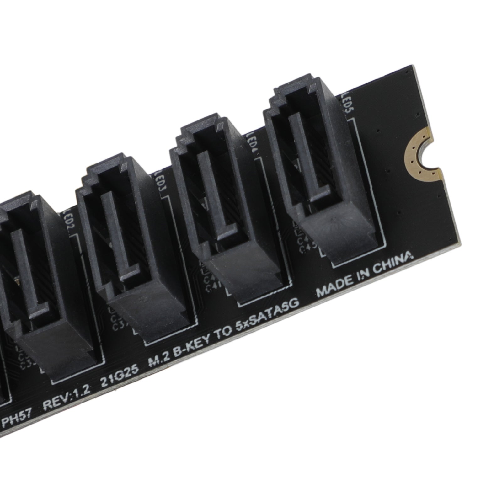 Adaptateur M.2 vers SATA 3.0 JMB585, carte d'extension de disque dur à 5 ports pour PH56