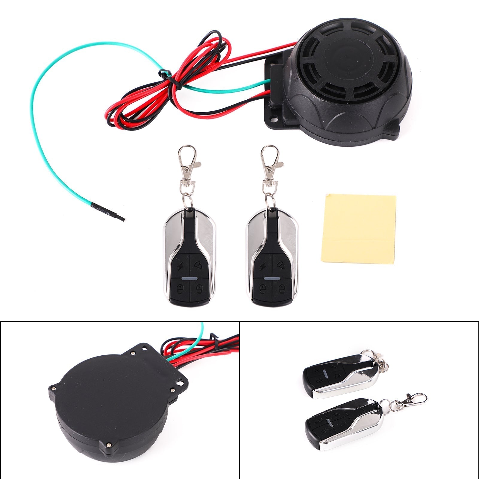 12V Anti Theft Security Rc Alarm System Vibration Detector For Motorcycle