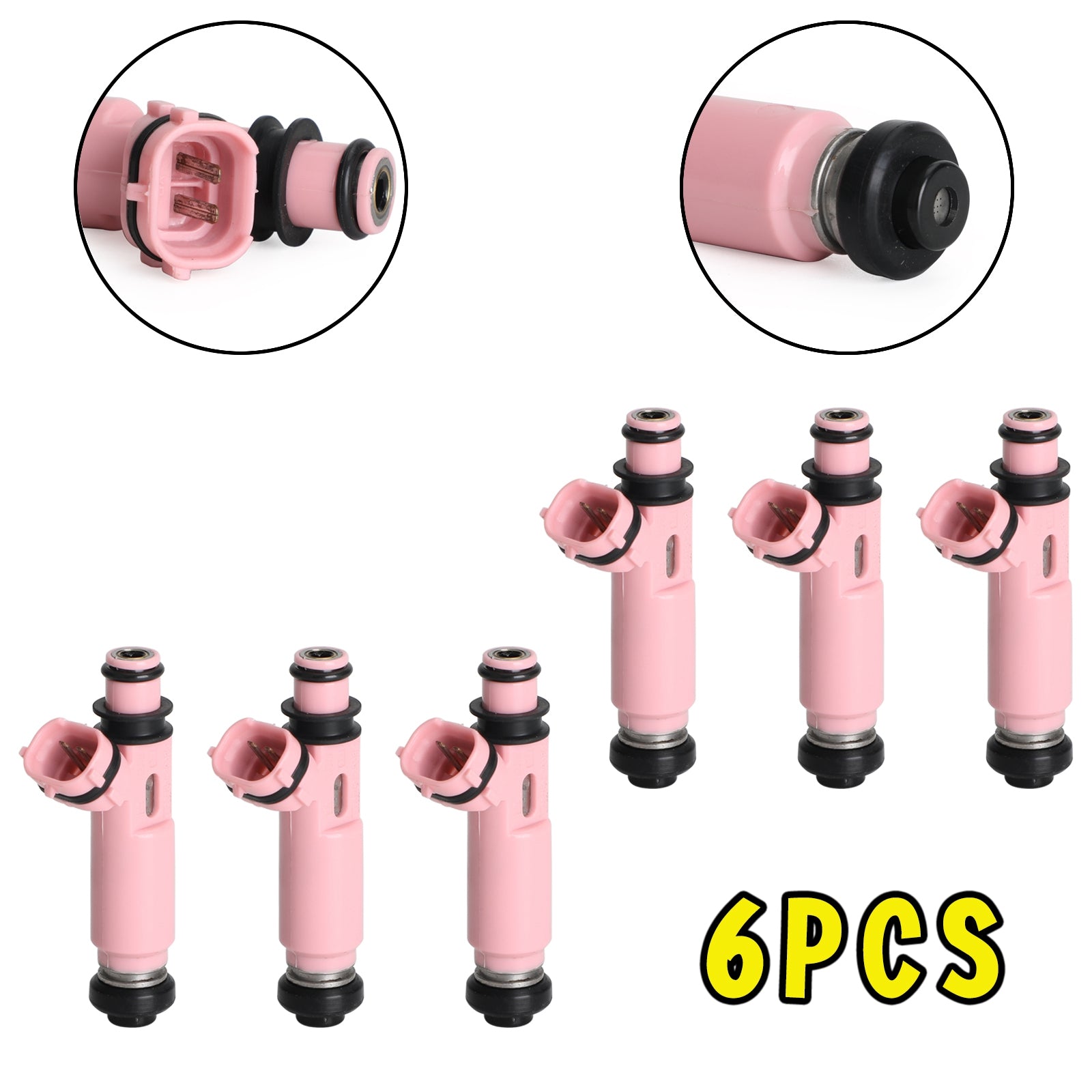 6PCS Fuel Injectors 23250-20030 Fit Toyota Camry Sienna Solara Lexus ES300 3.0L Generic