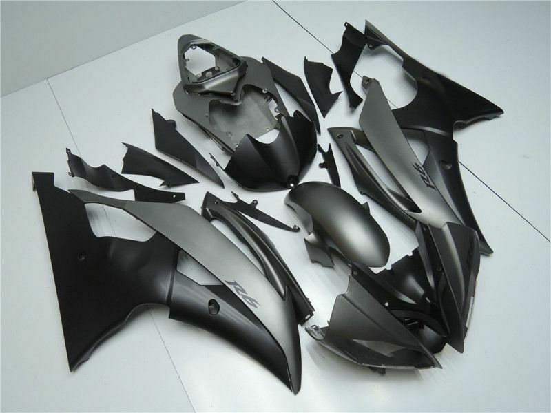 Fairing Injection Plastic Body Kit Fit For YAMAHA YZF-R6 2008-2016 Grey Black Generic