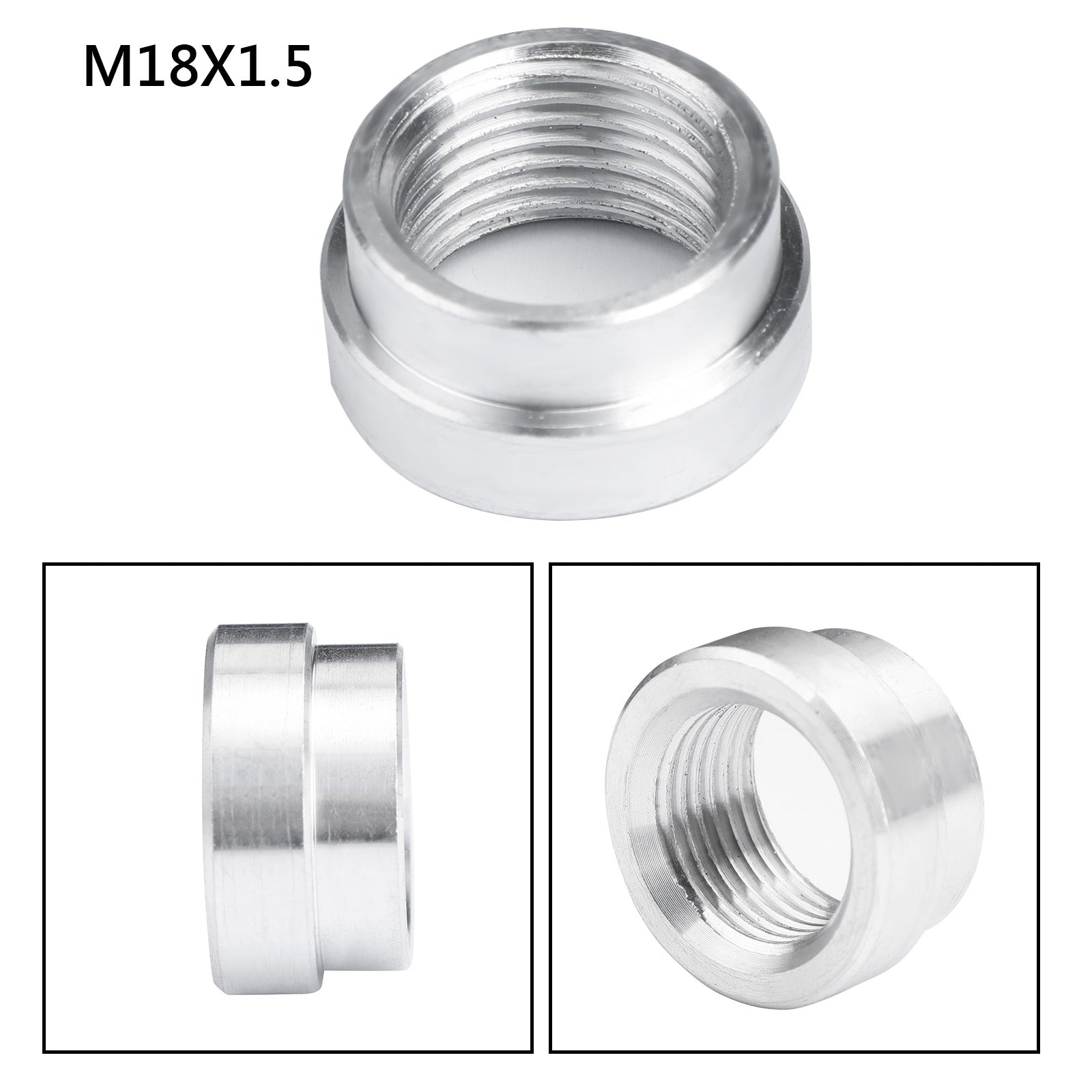 M18X1.5 Vrouwelijke aluminium lasfitting