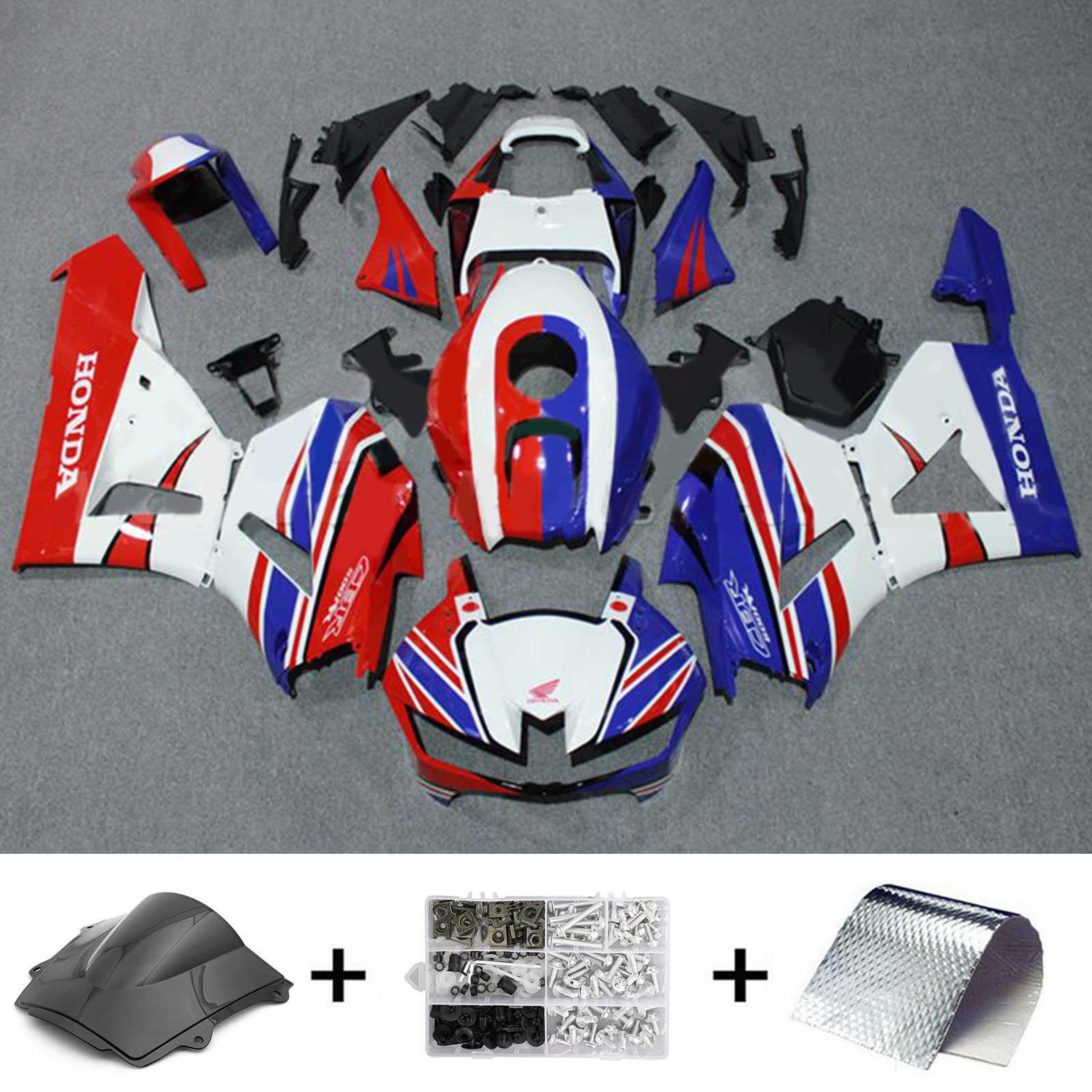 2013-2020 Honda CBR600RR F5 Kit de carénage d'injection carrosserie plastique ABS # 156