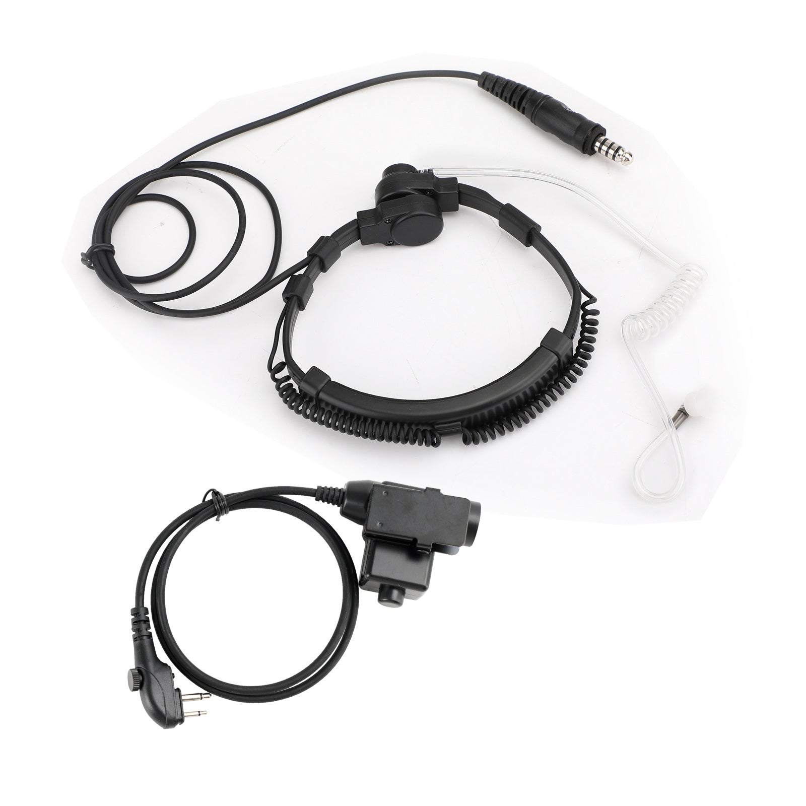 For HYT PD415 PD500 PD505 6-Pin U94 PTT 7.1mm Big Plug Tactical Throat Headset