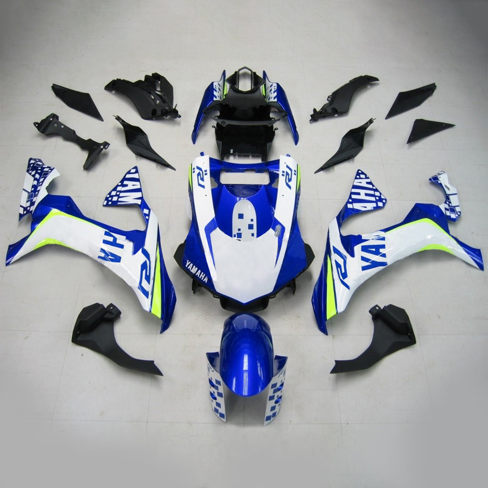 2020-2024 Yamaha YZF R1 Amotopart Kit de carénage d'injection carrosserie plastique ABS #101