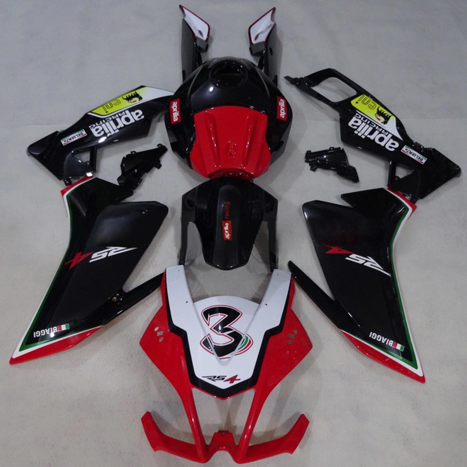 2012-2016 Aprilia RS4 125/50 Amotopart Injection Fairing Kit Bodywork #106